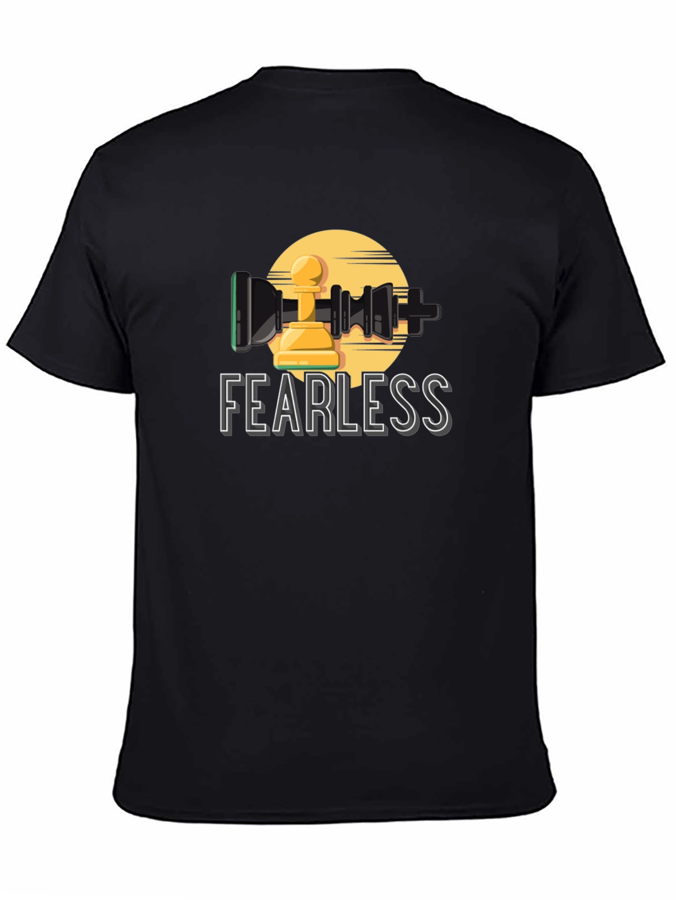 Fearless Chess Pawn Graphic T-Shirt