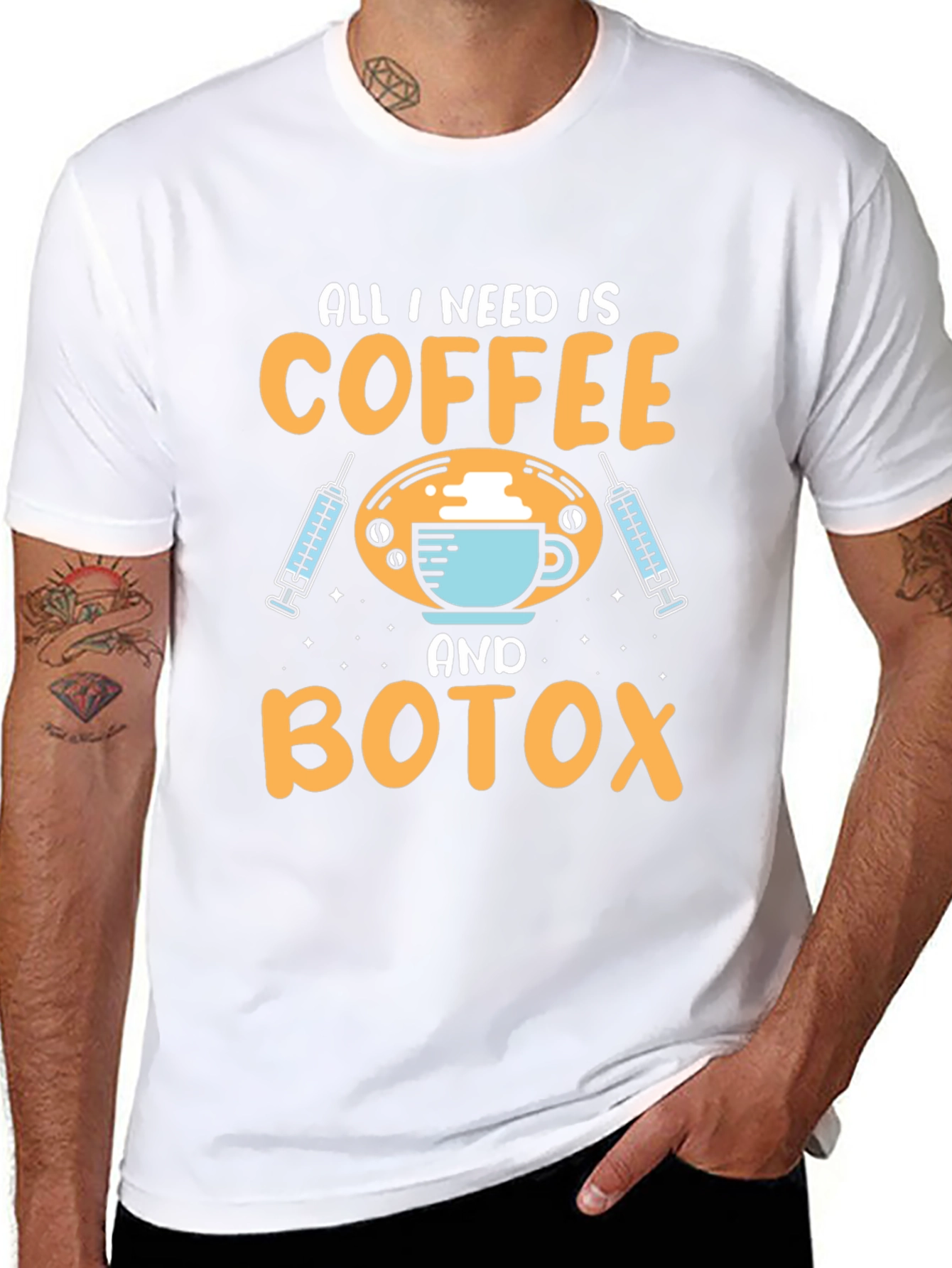 Coffee and Botox Graphic T-Shirt