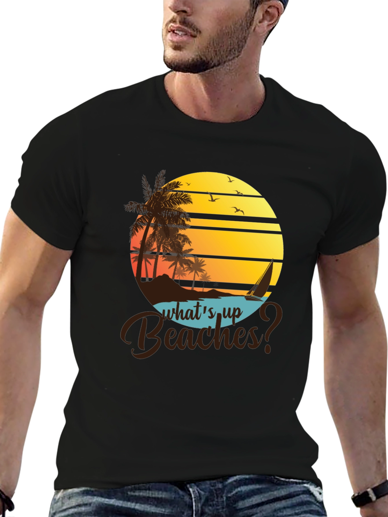 Whats Up Beaches? Graphic Tee