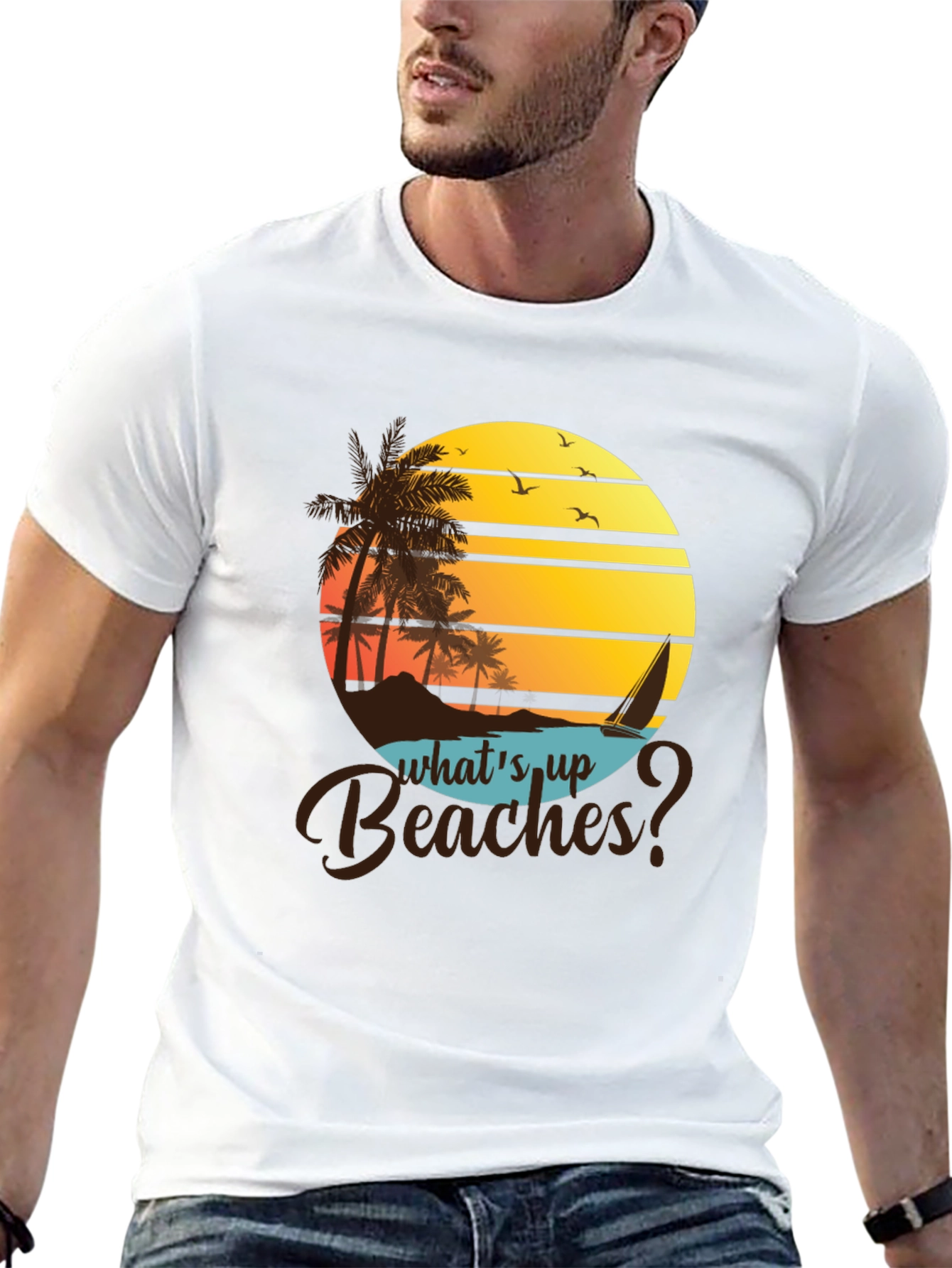 Whats Up Beaches? Graphic Tee