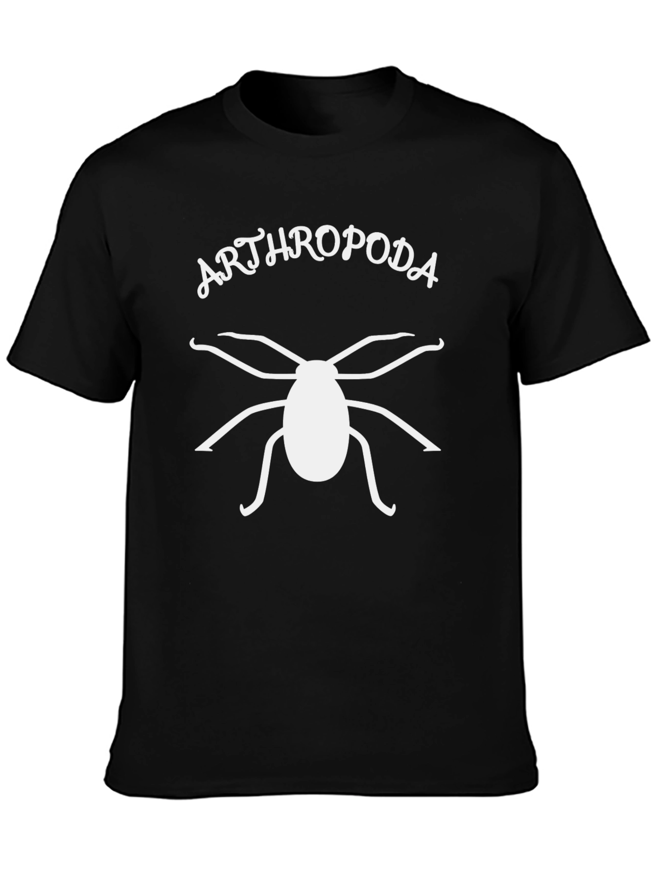 Arthropoda Graphic Tee - Black Cotton T-Shirt