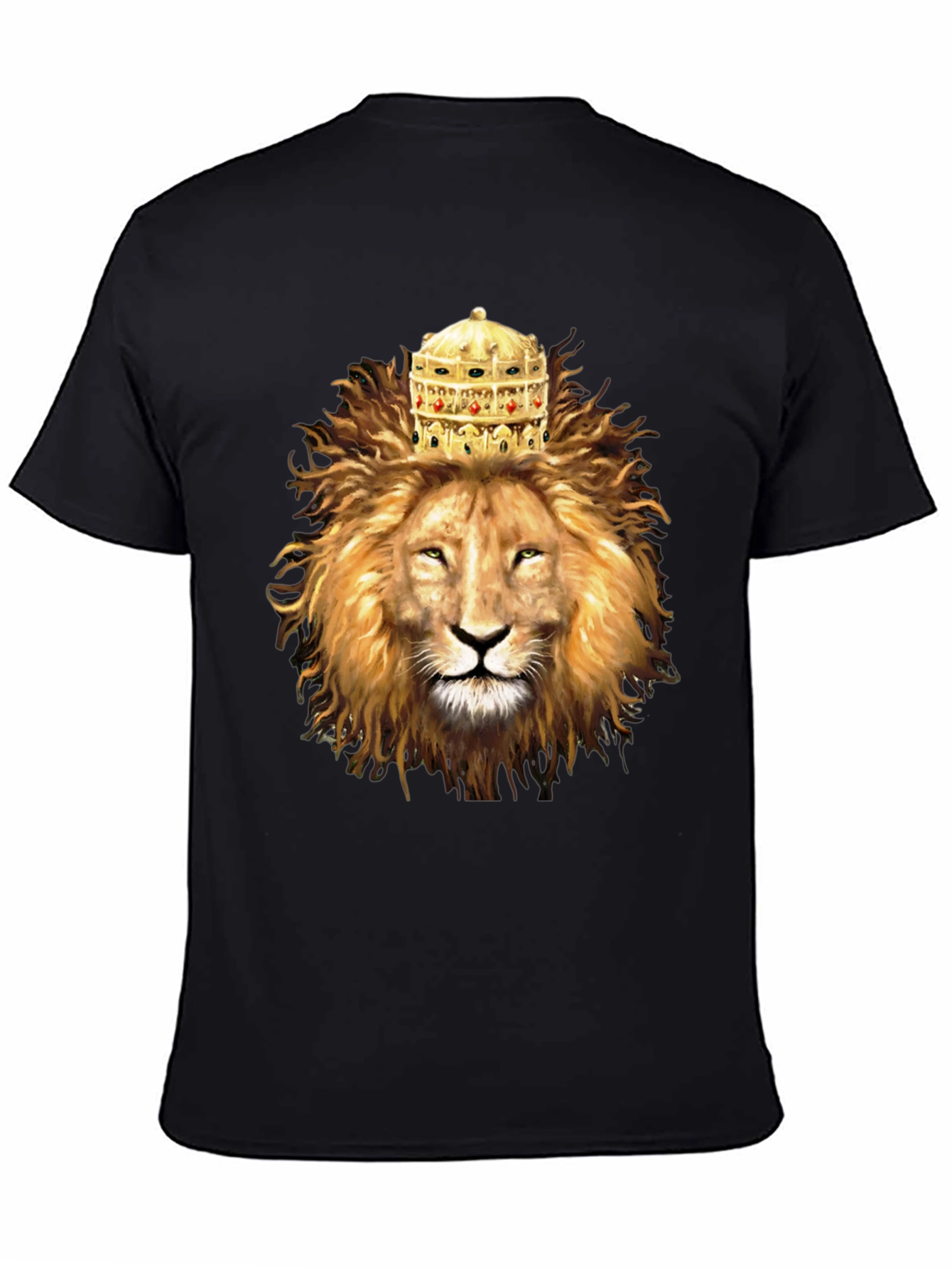 Lion King Graphic Tee - Black Cotton Blend