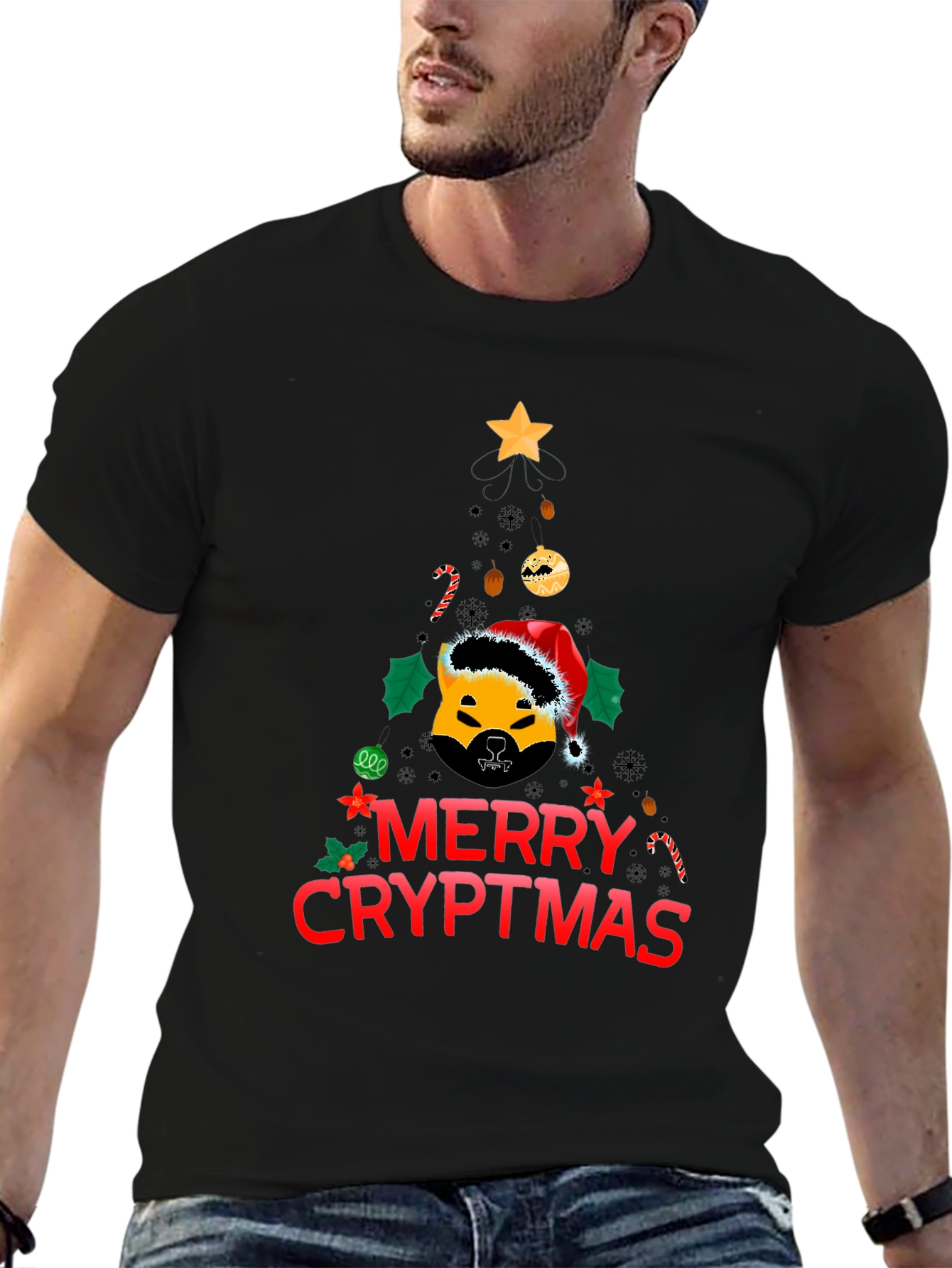 Merry Cryptmas T-Shirt - Doge Holiday Tee