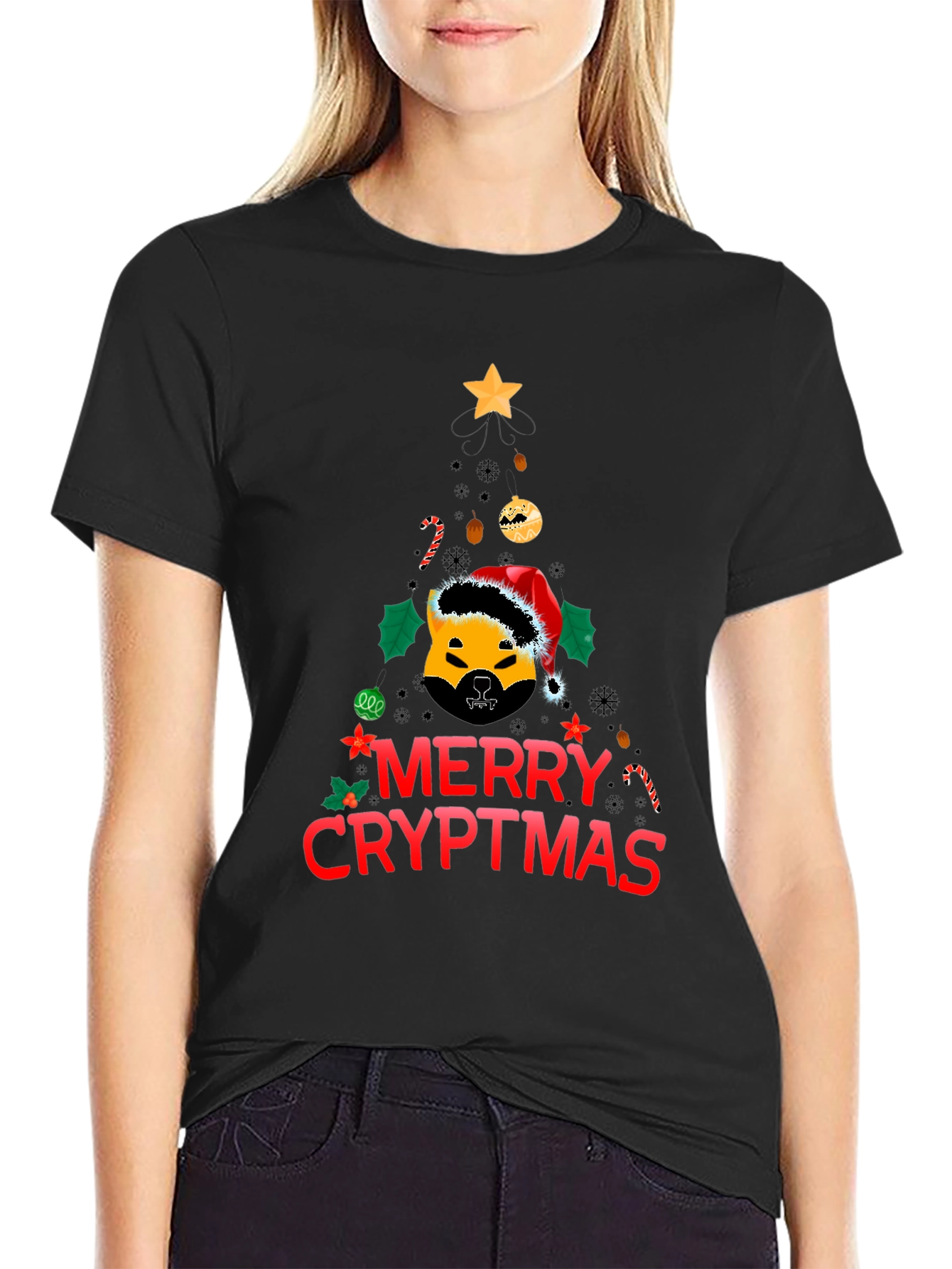 Merry Cryptmas T-Shirt - Doge Holiday Tee