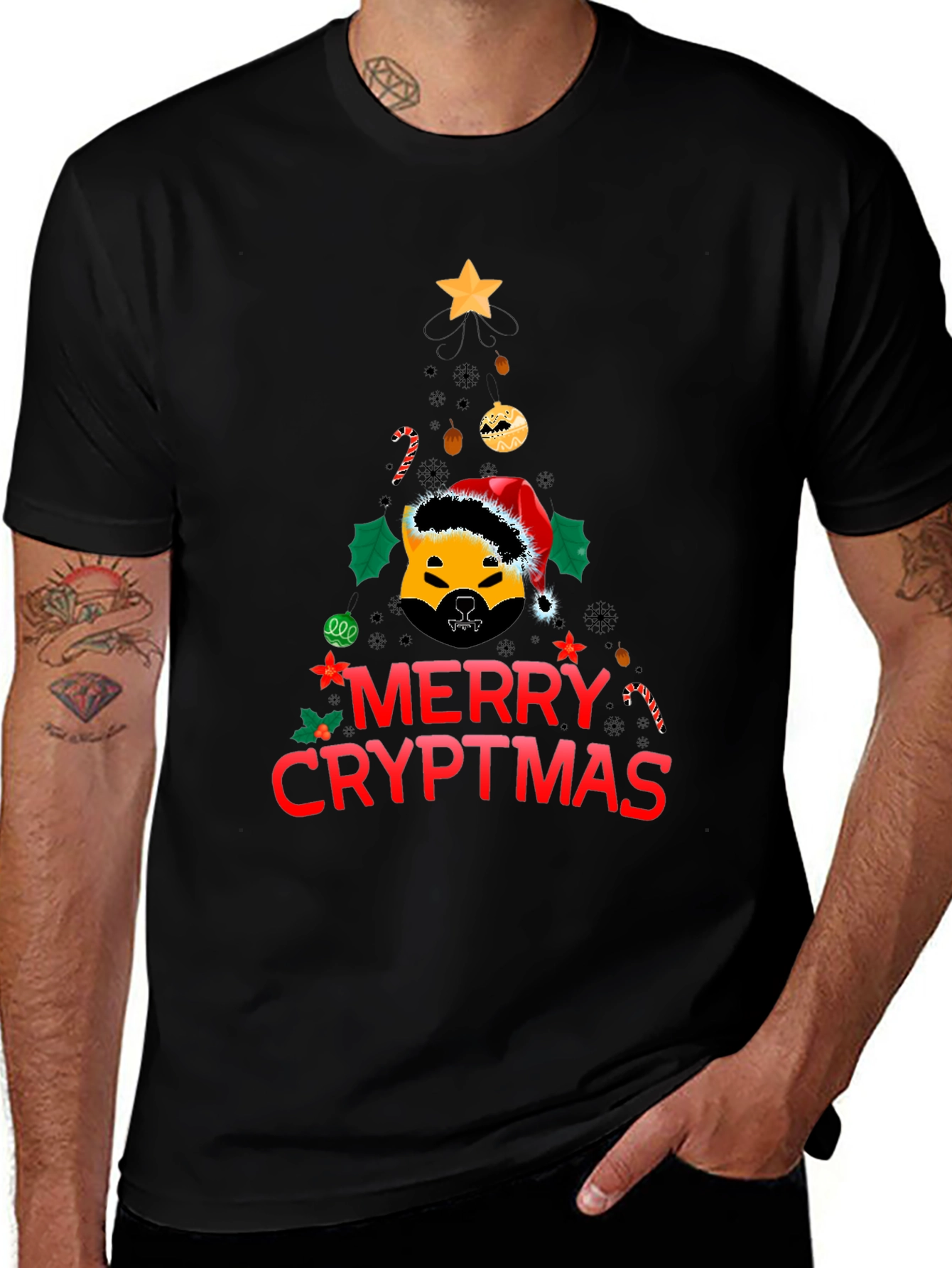 Merry Cryptmas T-Shirt - Doge Holiday Tee
