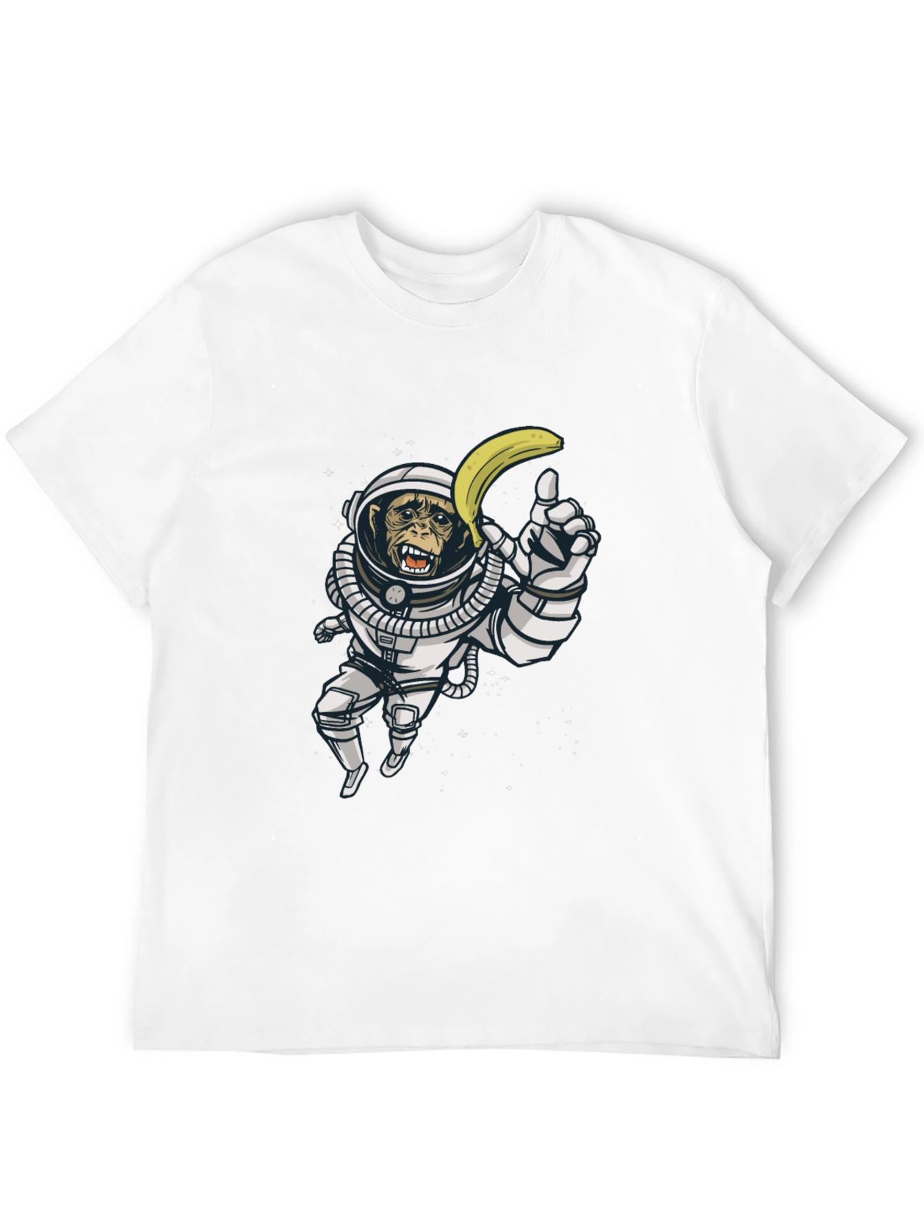 Monkey Astronaut Graphic Tee - Banana in Space!