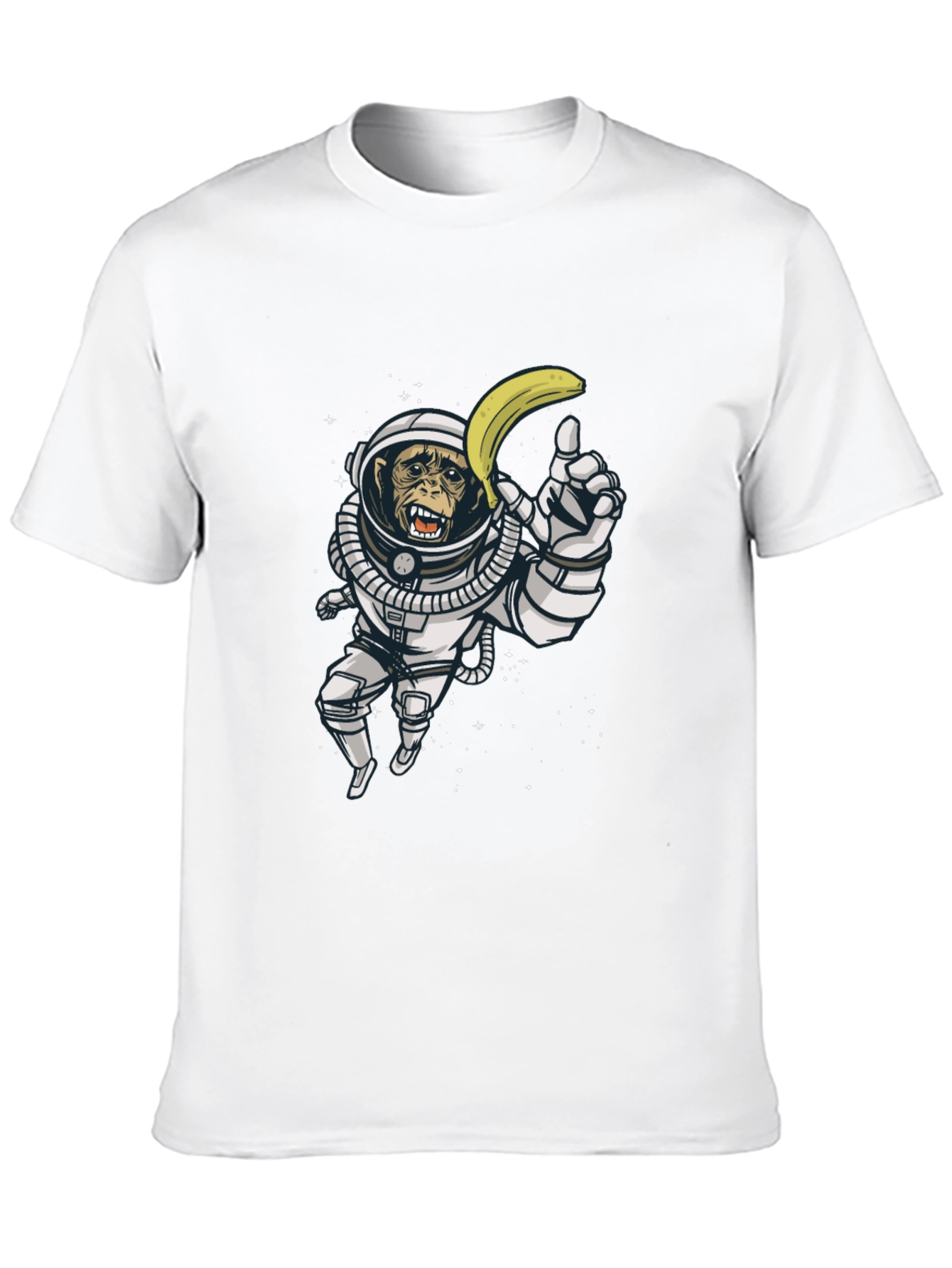 Monkey Astronaut Graphic Tee - Banana in Space!