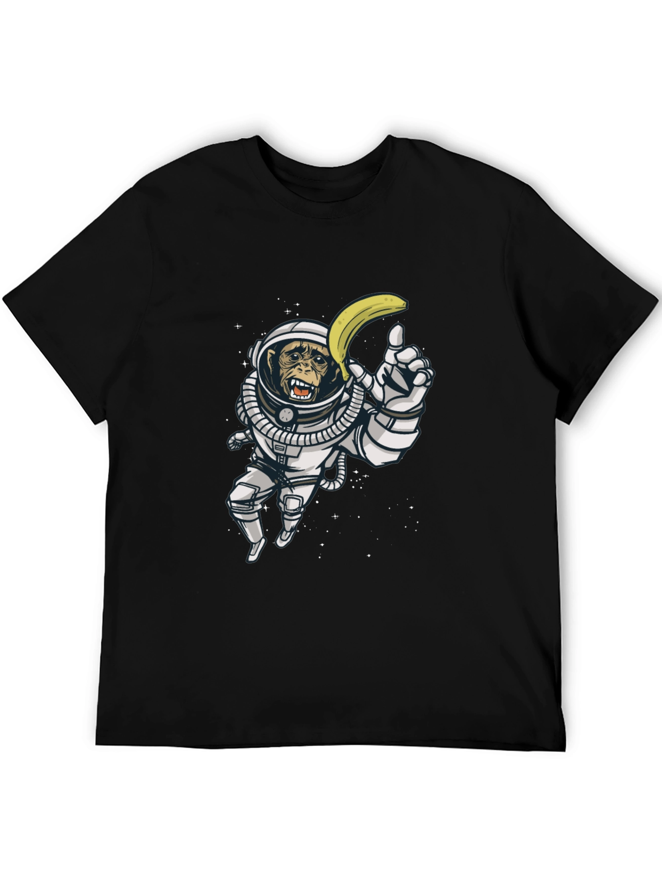 Monkey Astronaut Graphic Tee - Banana in Space!
