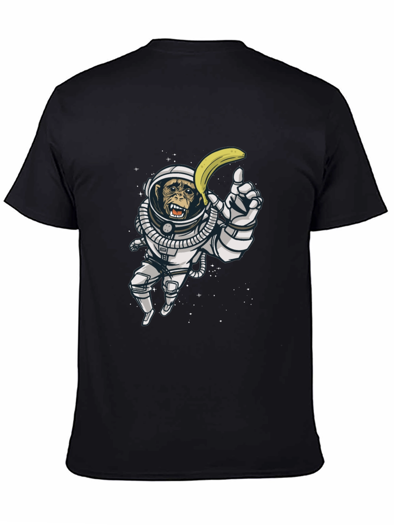 Monkey Astronaut Graphic Tee - Banana in Space!