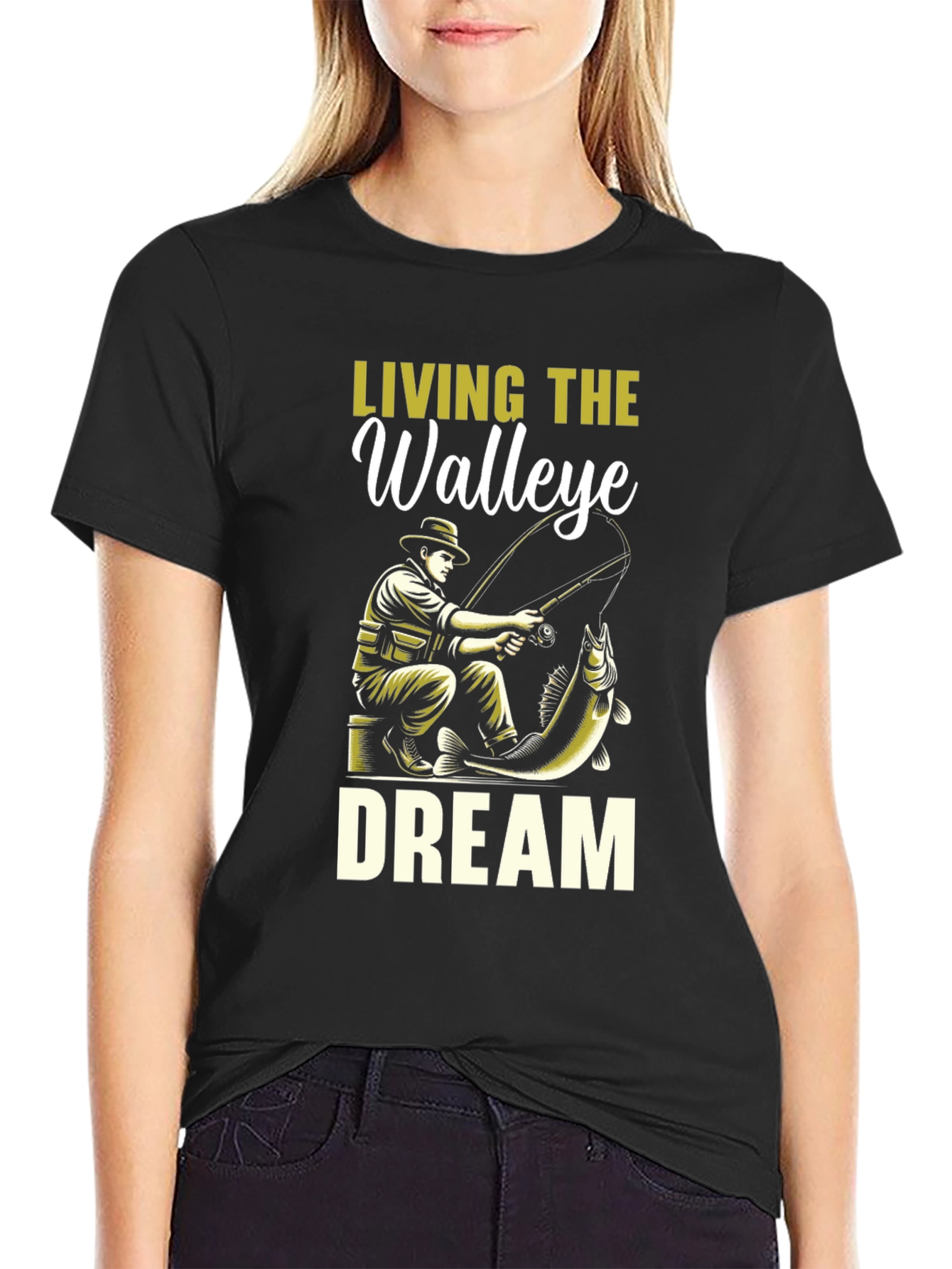 Living the Walleye Dream Graphic T-Shirt