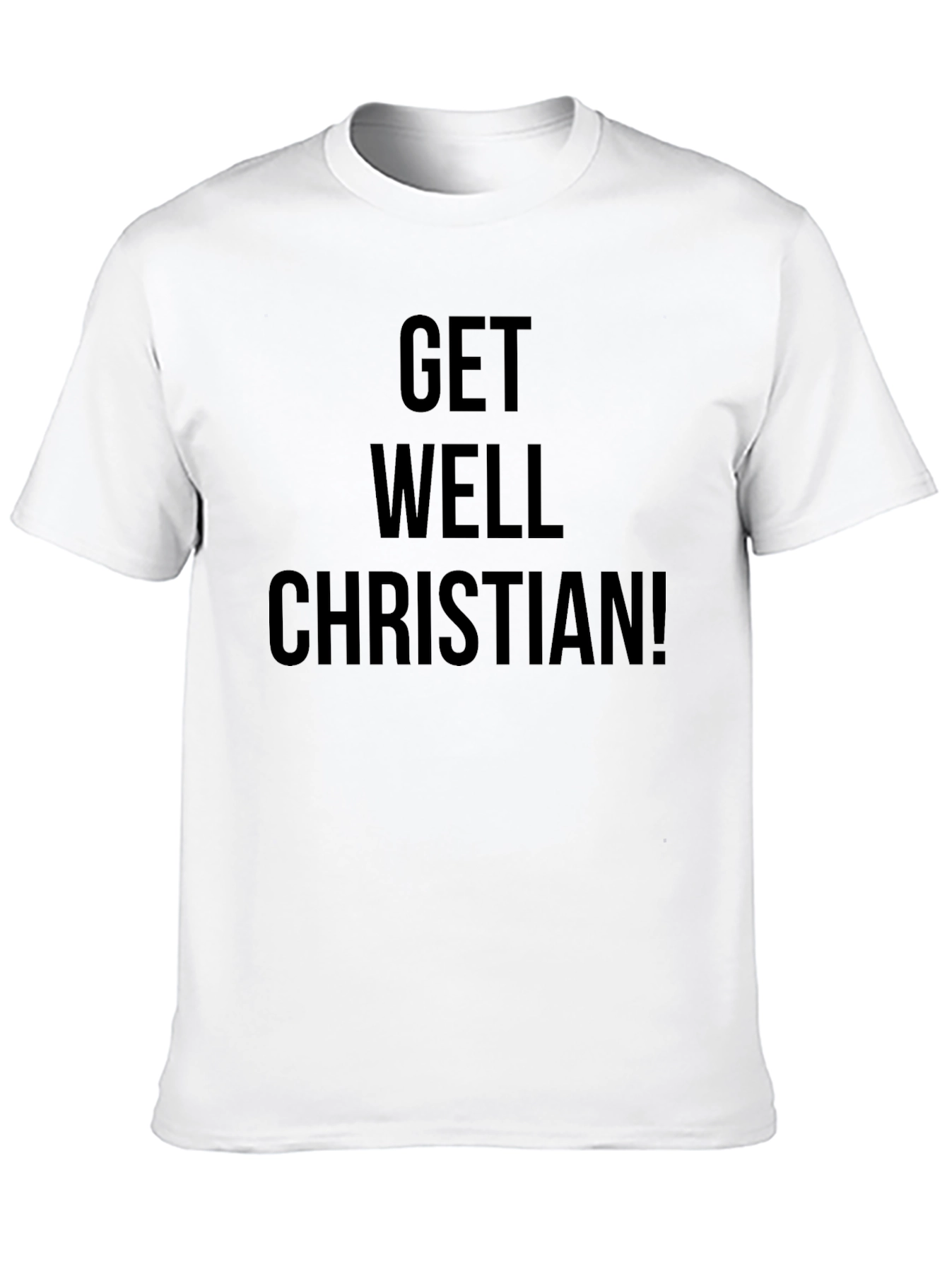 Get Well Christian! Black T-Shirt