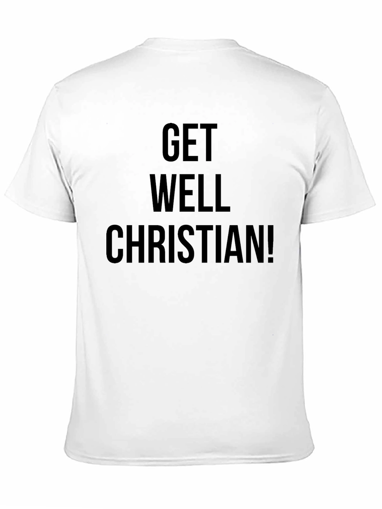 Get Well Christian! Black T-Shirt