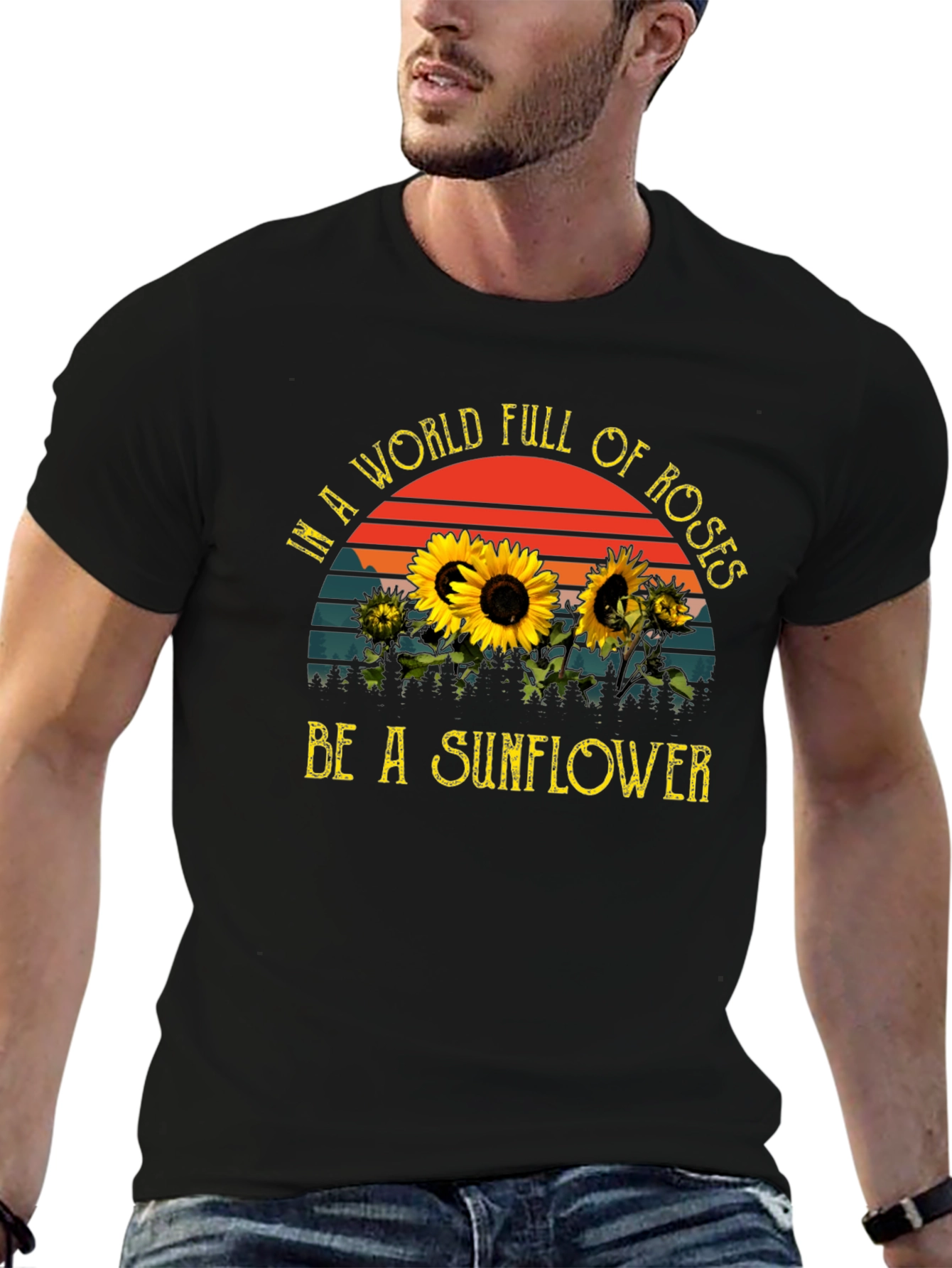 Be A Sunflower Graphic Tee