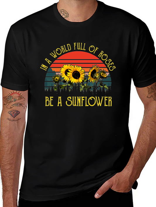 Be A Sunflower Graphic Tee