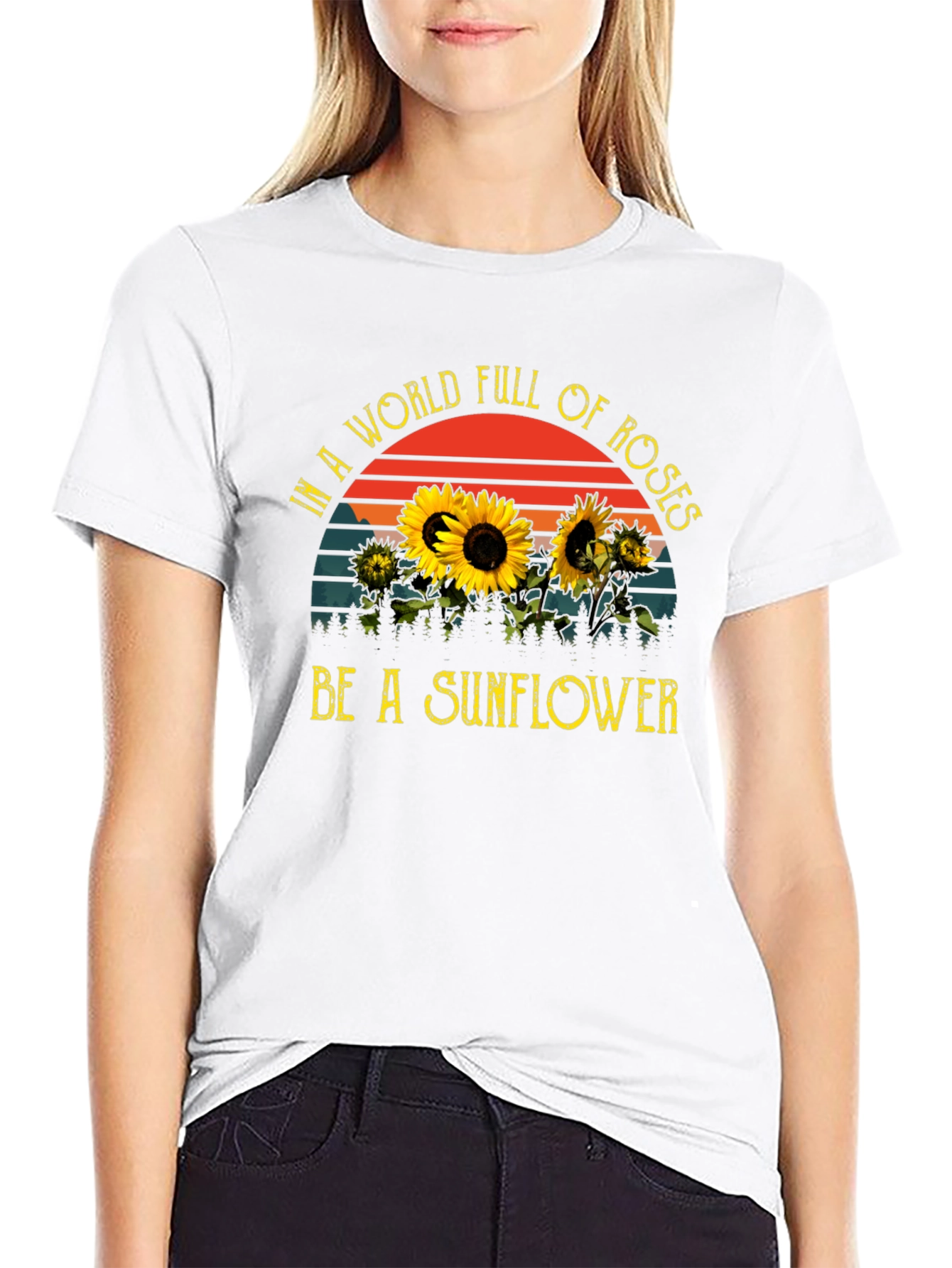 Be A Sunflower Graphic Tee