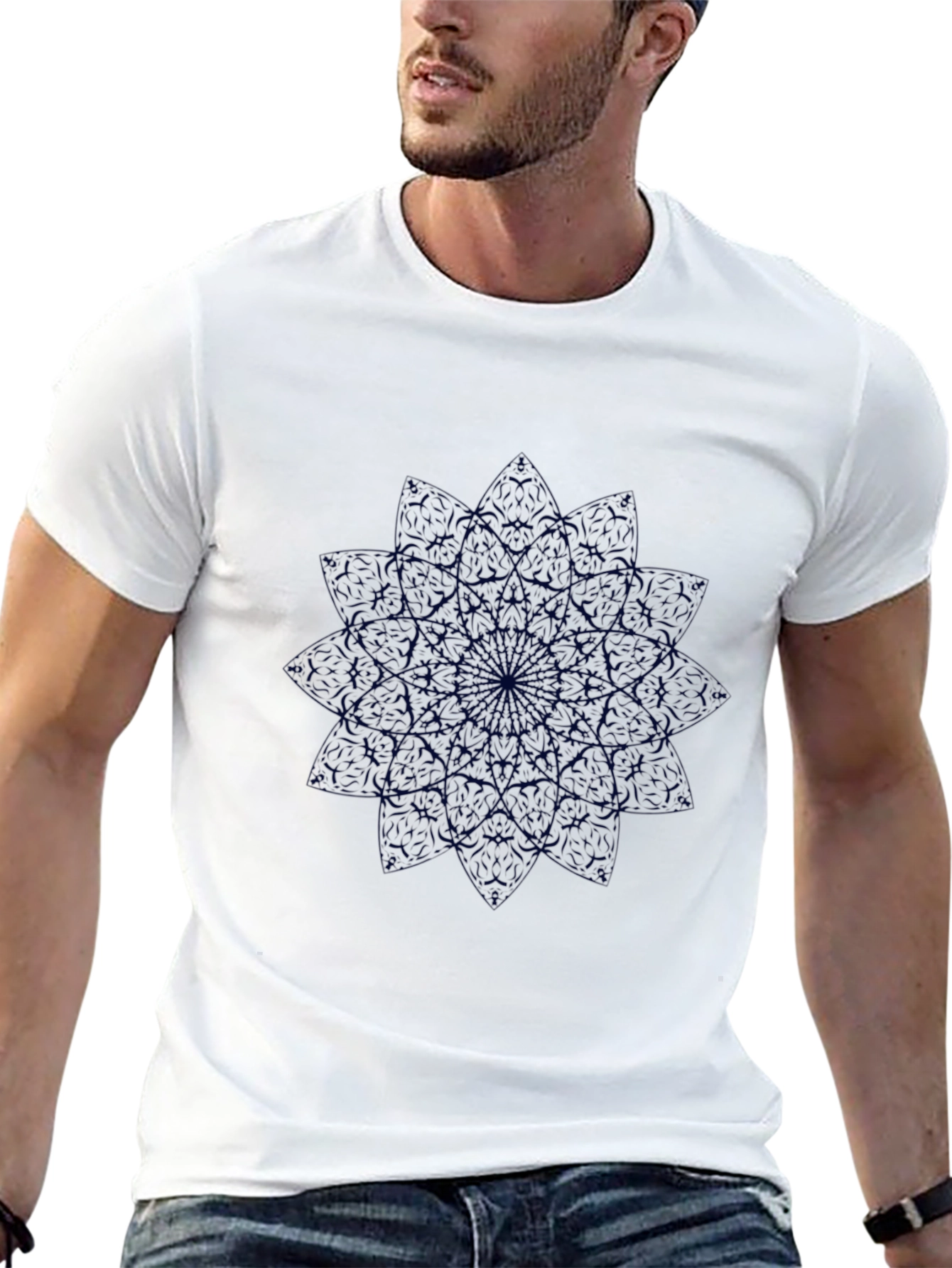 Mandala Graphic Black T-Shirt