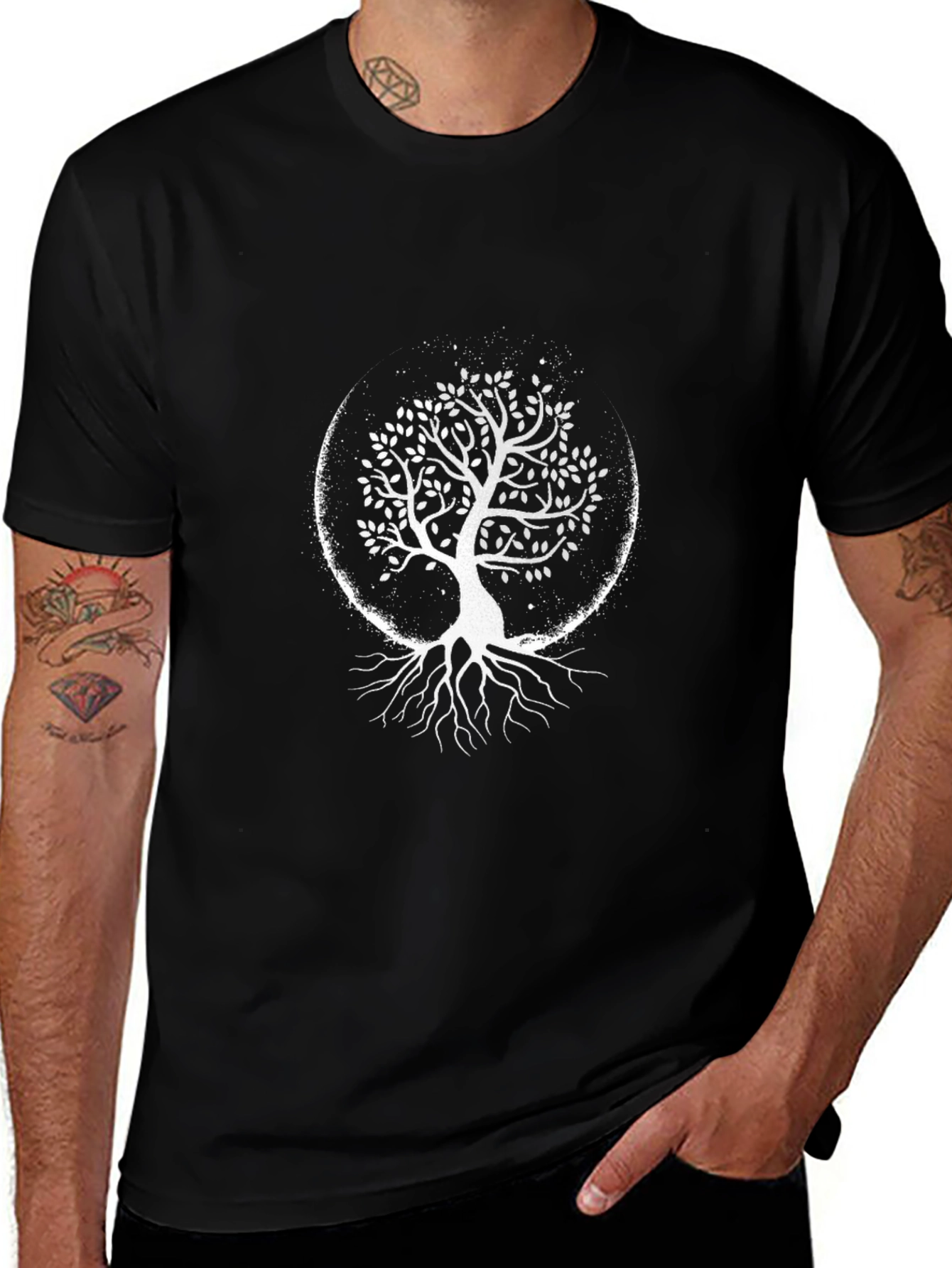 Tree of Life Graphic Tee - Black