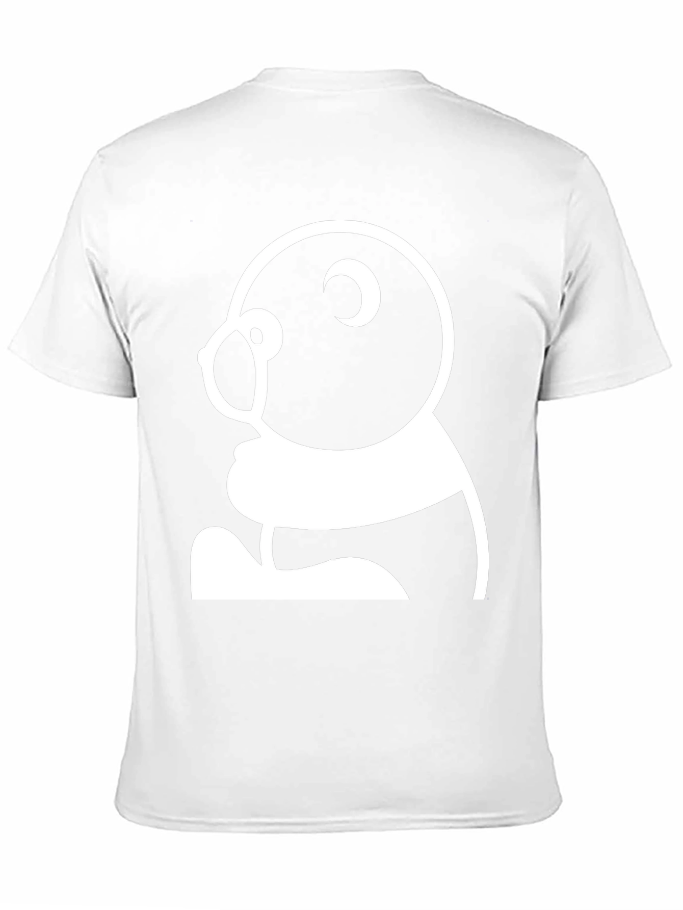 Black T-Shirt with Panda Graphic