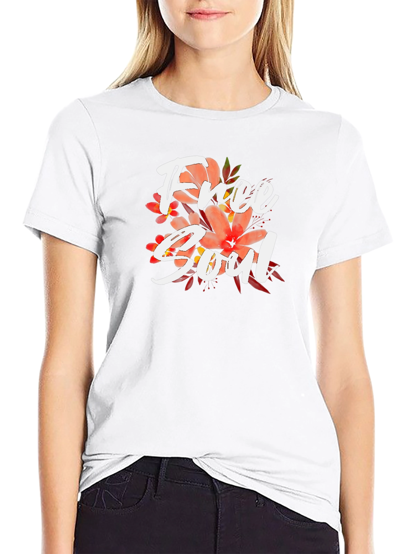 Free Soul Graphic Black T-Shirt