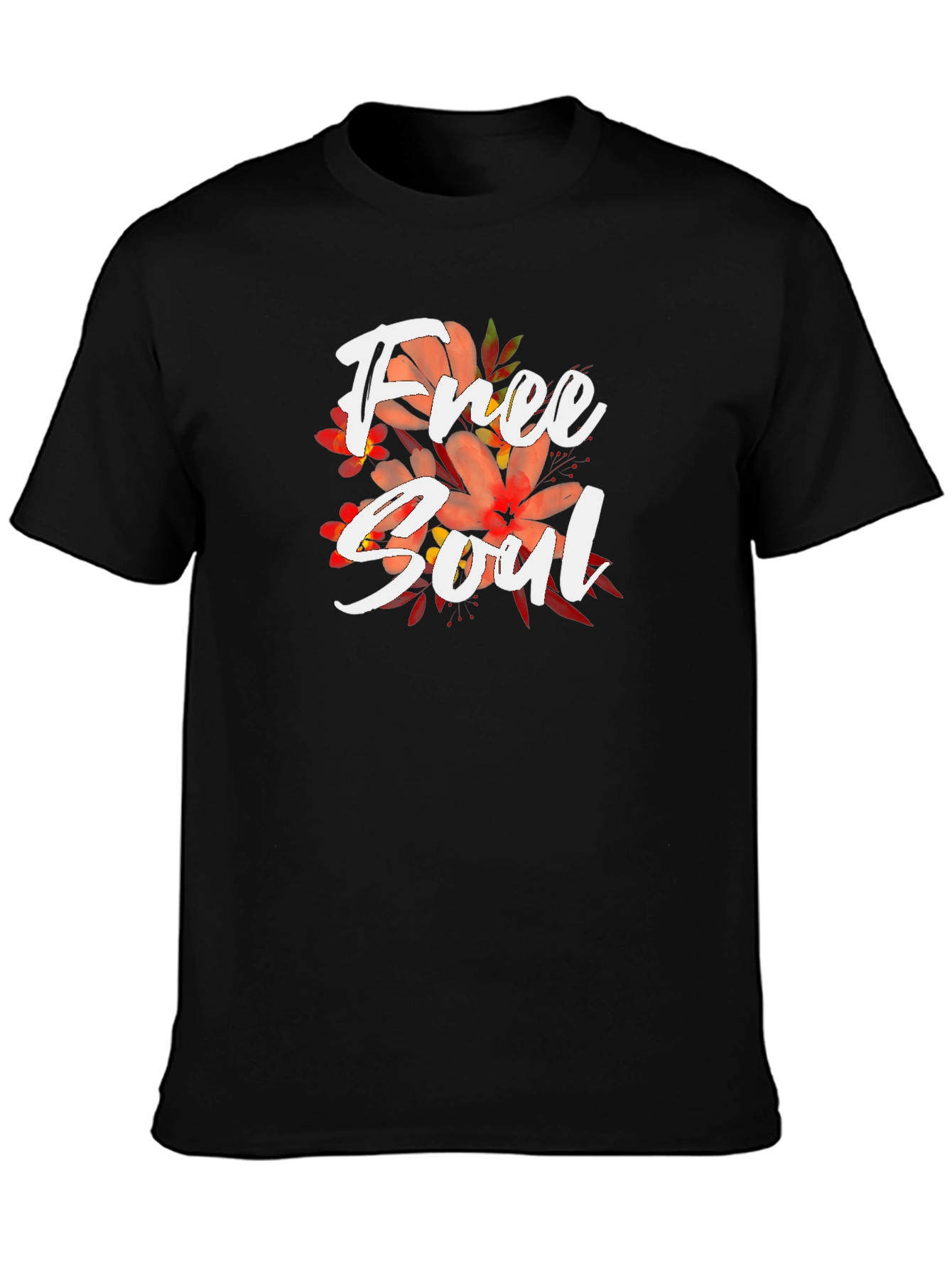 Free Soul Graphic Black T-Shirt