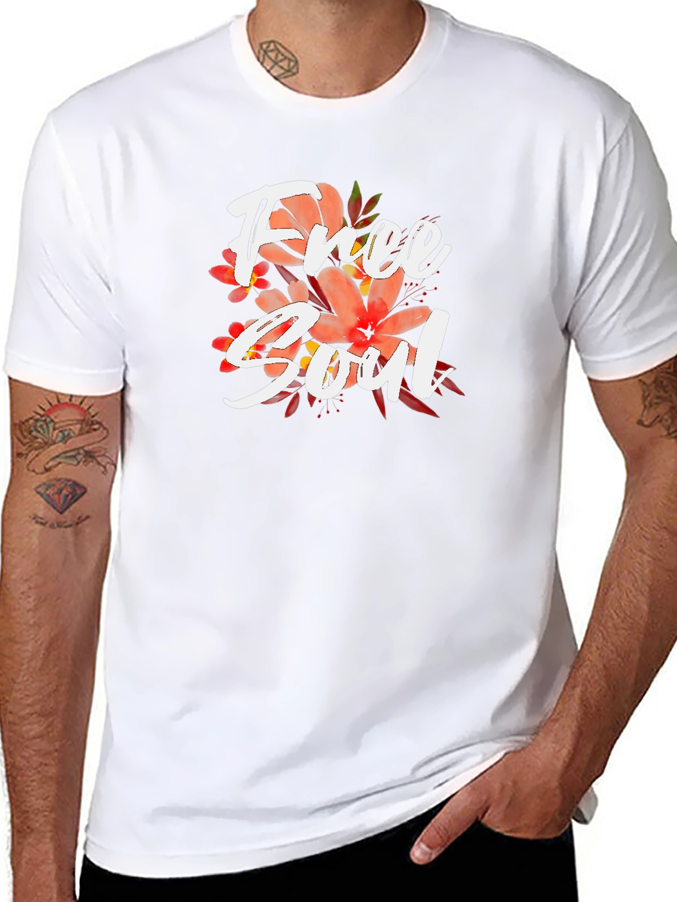 Free Soul Graphic Black T-Shirt