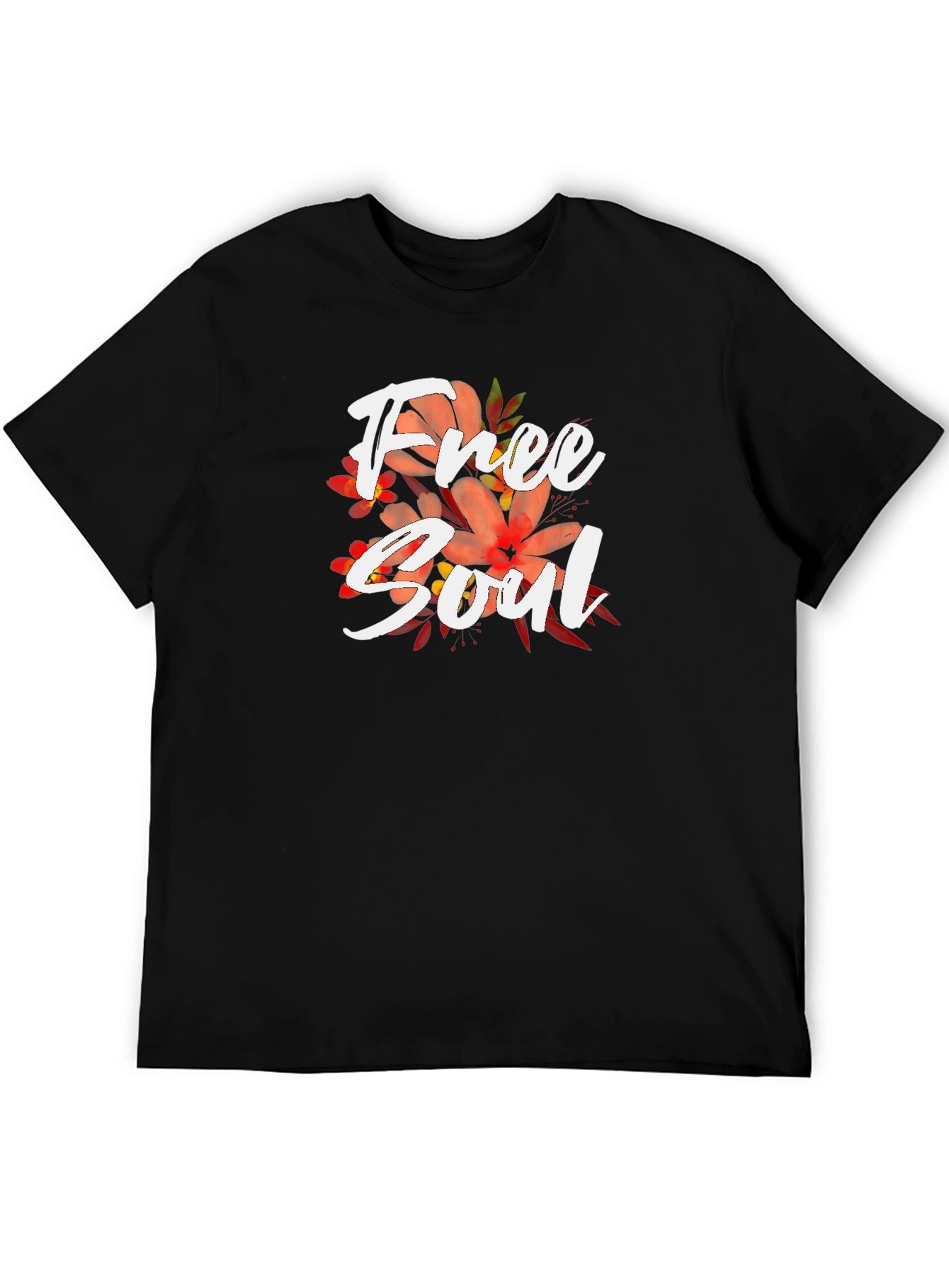 Free Soul Graphic Black T-Shirt