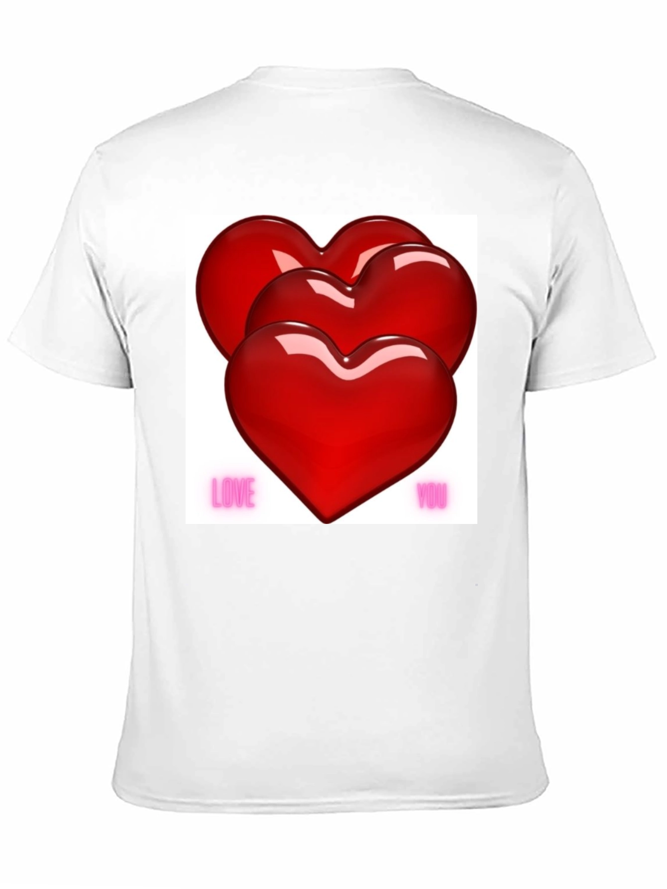 Love You Hearts Valentines Day T-Shirt