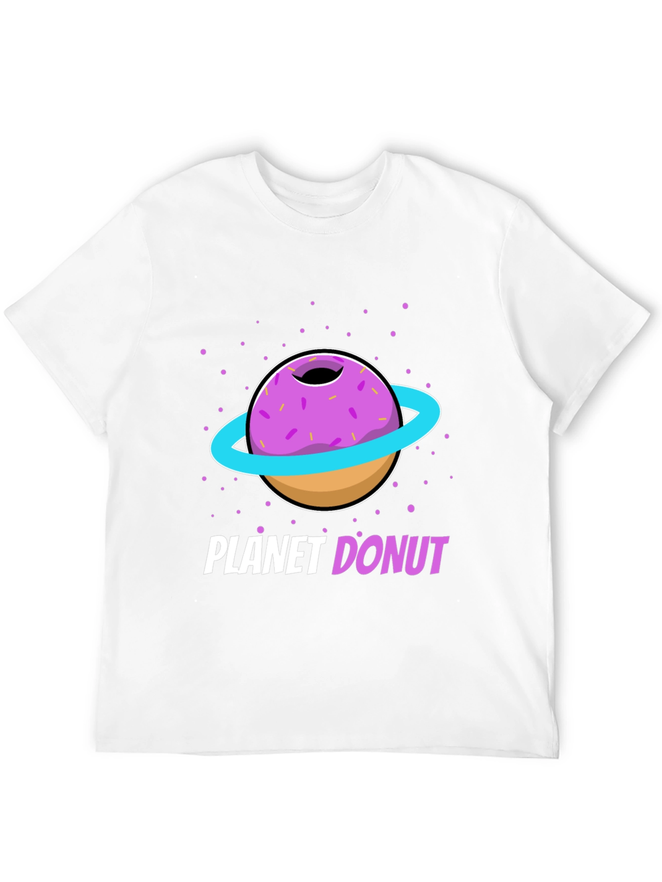 Planet Donut Graphic T-Shirt - Stylish Unisex Tee