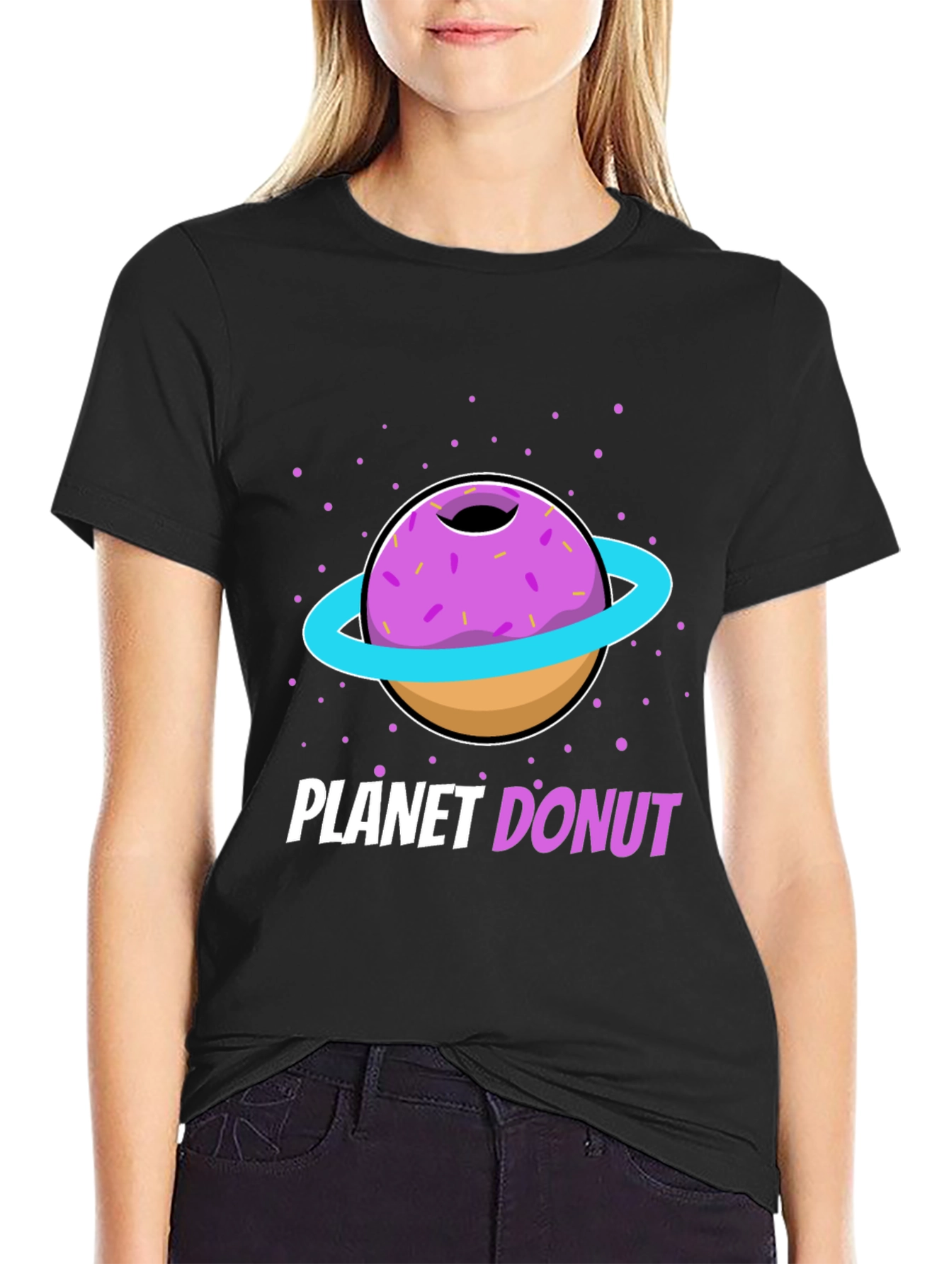 Planet Donut Graphic T-Shirt - Stylish Unisex Tee