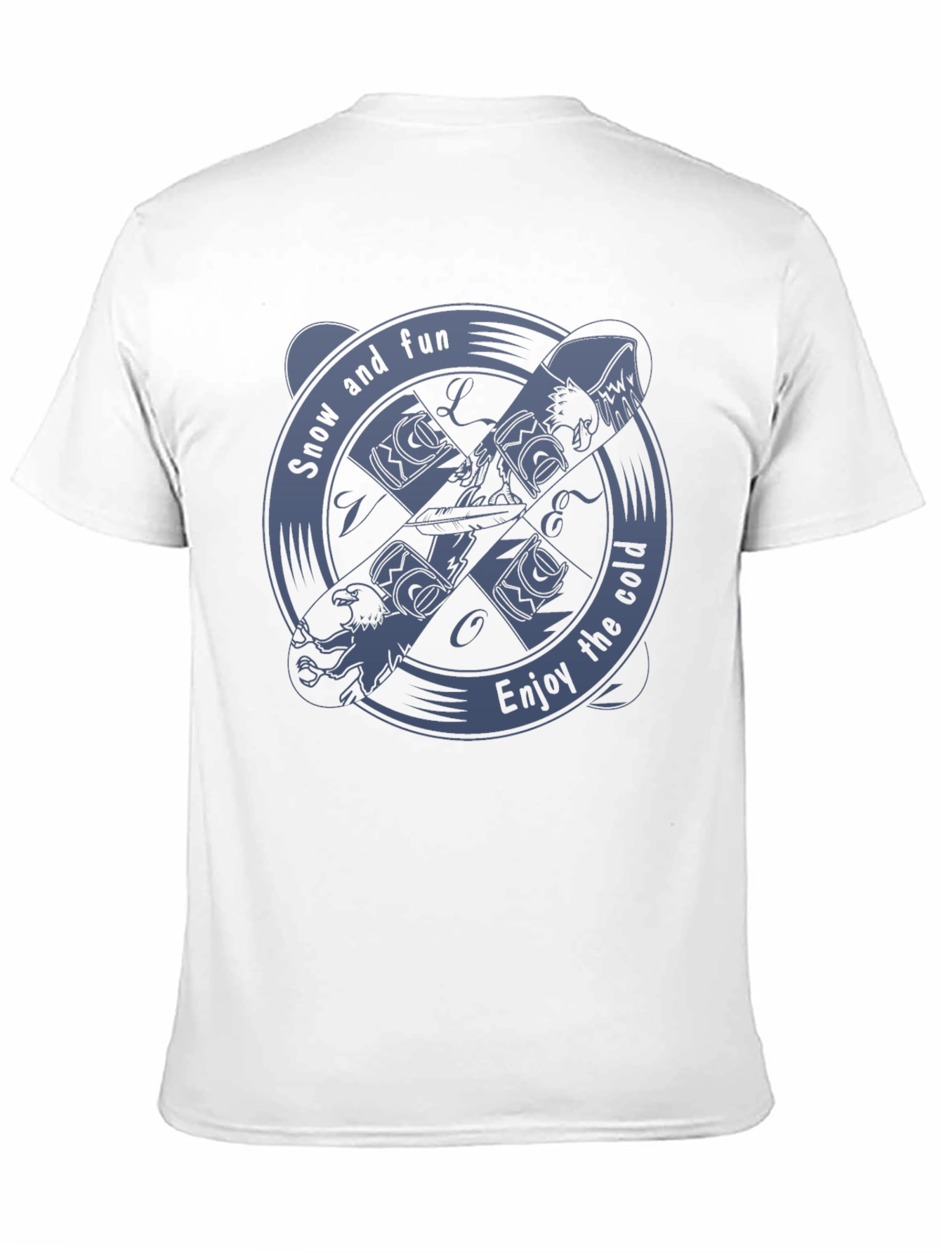 Snow and Fun Graphic Tee - Enjoy the Cold!
