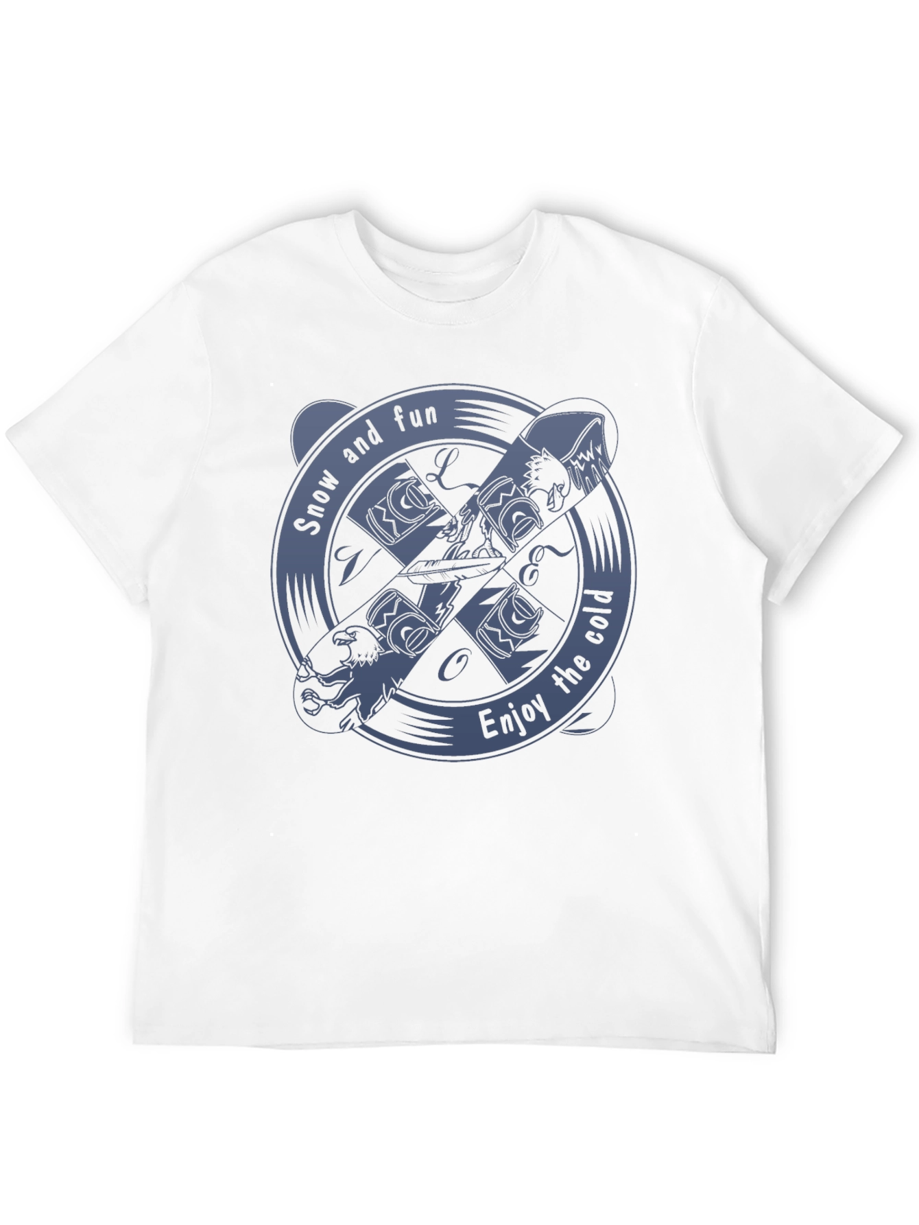 Snow and Fun Graphic Tee - Enjoy the Cold!