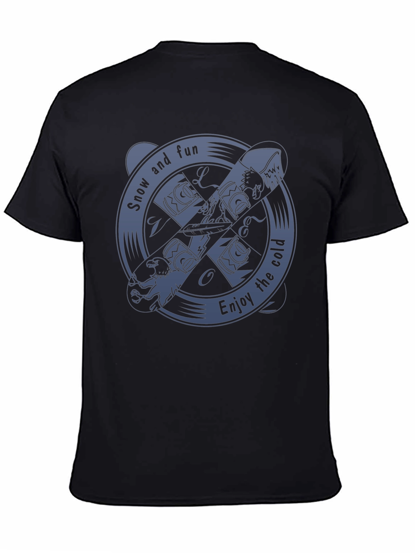 Snow and Fun Graphic Tee - Enjoy the Cold!