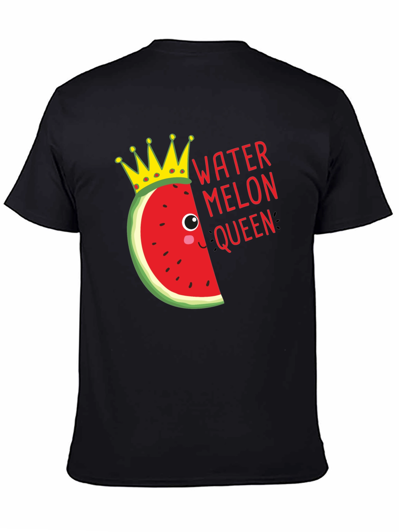 Watermelon Queen Graphic Tee - Black