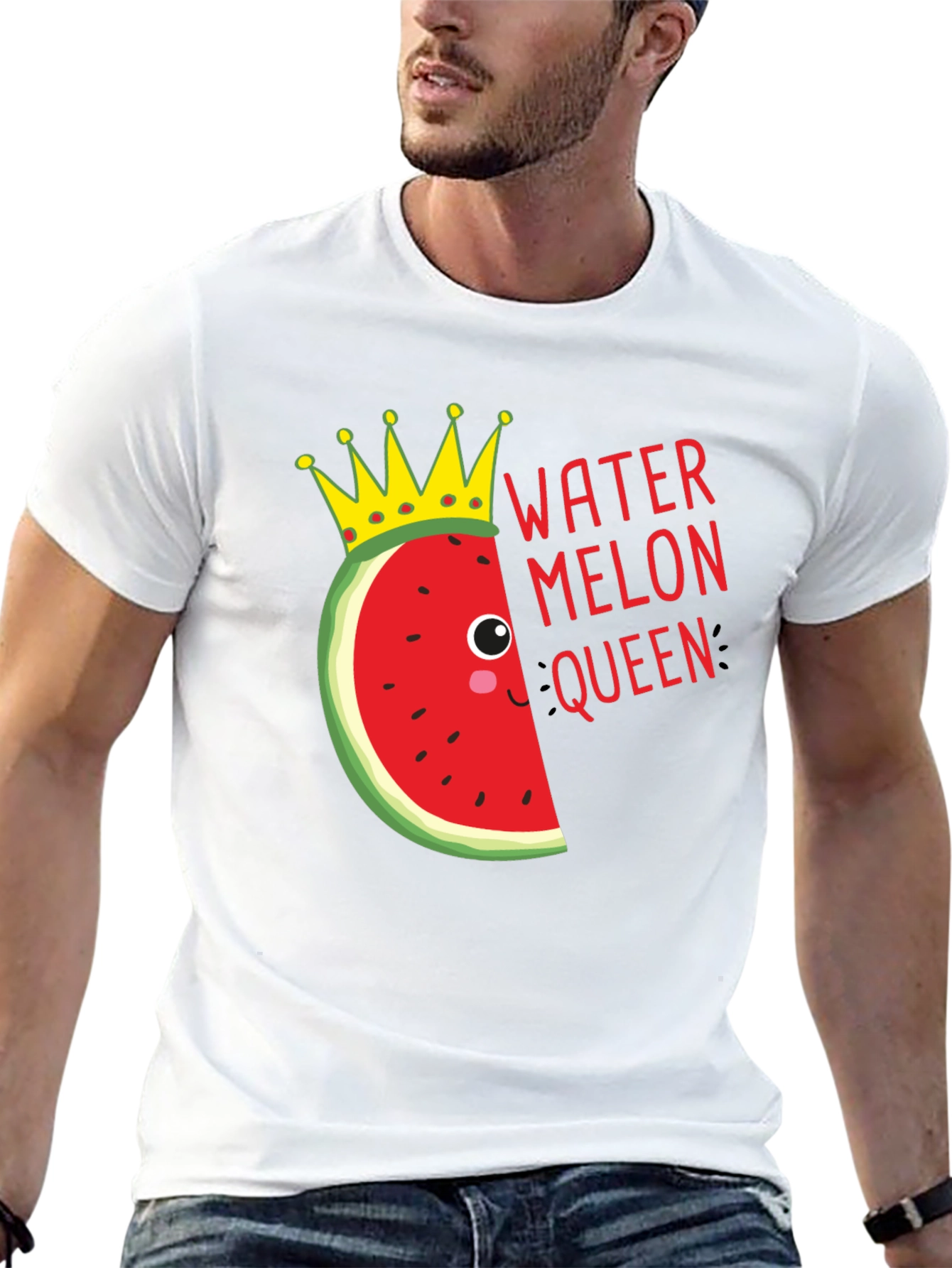 Watermelon Queen Graphic Tee - Black