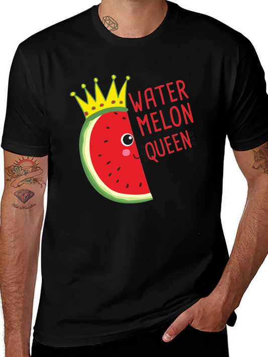 Watermelon Queen Graphic Tee - Black