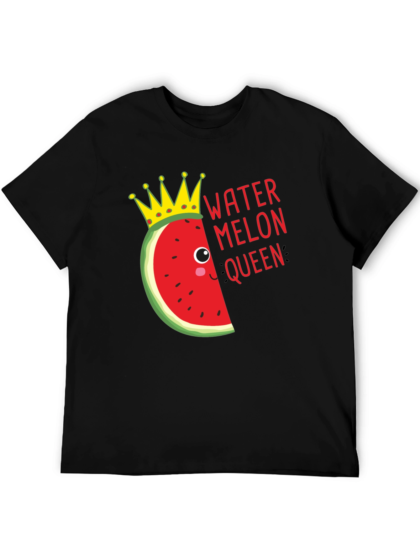 Watermelon Queen Graphic Tee - Black