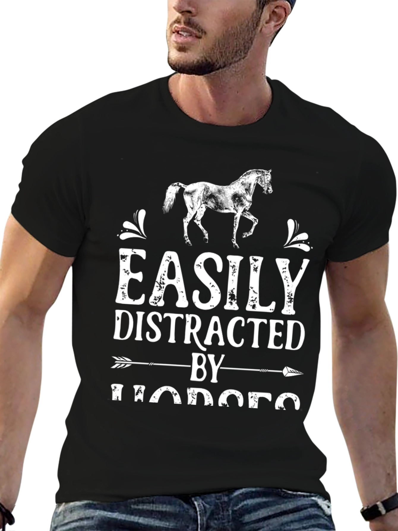Easily Distracted By Horses Tee
