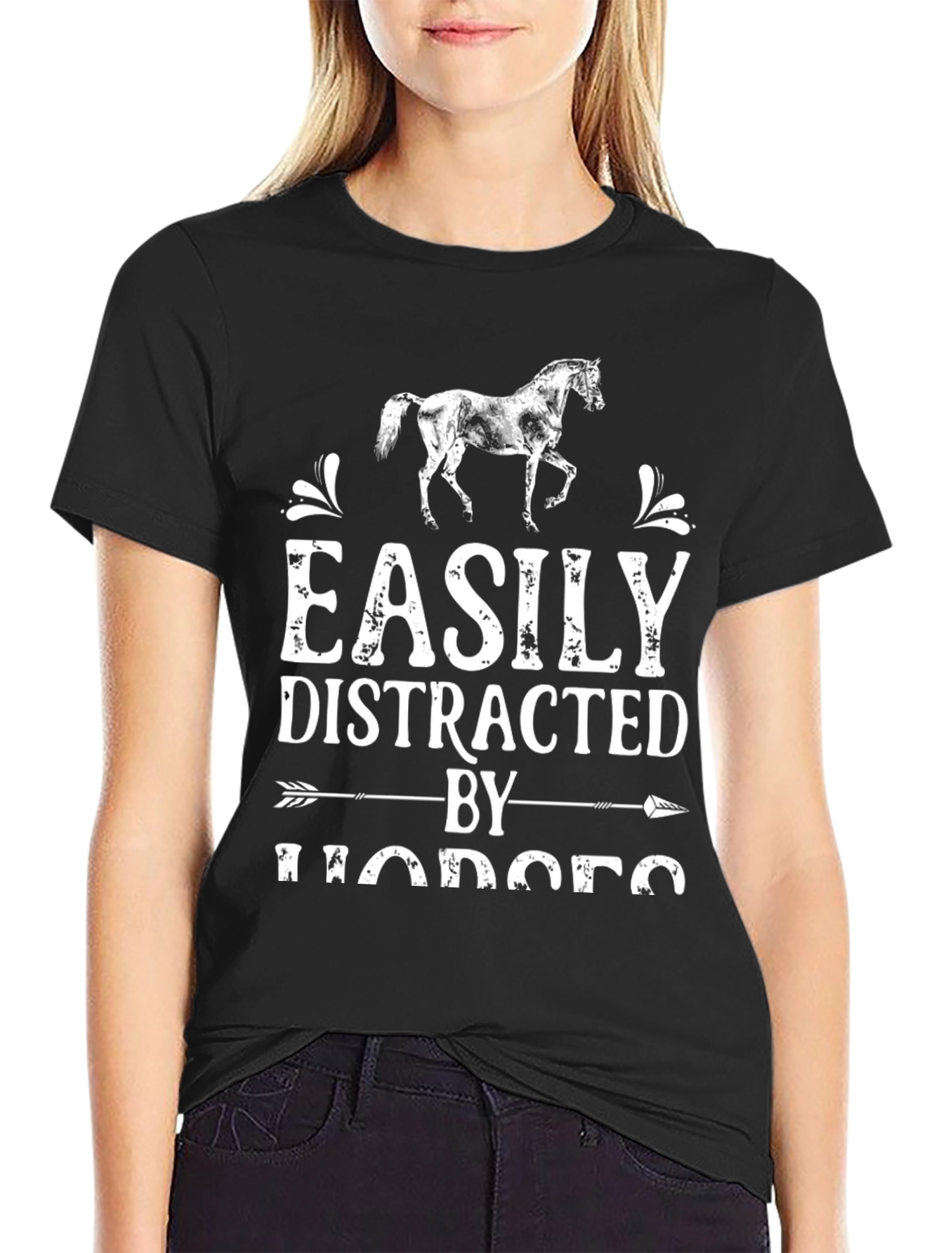Easily Distracted By Horses Tee