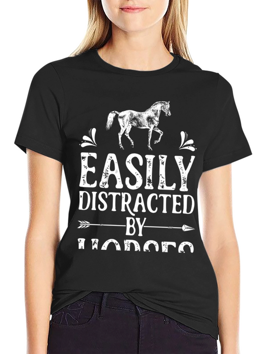Easily Distracted By Horses Tee