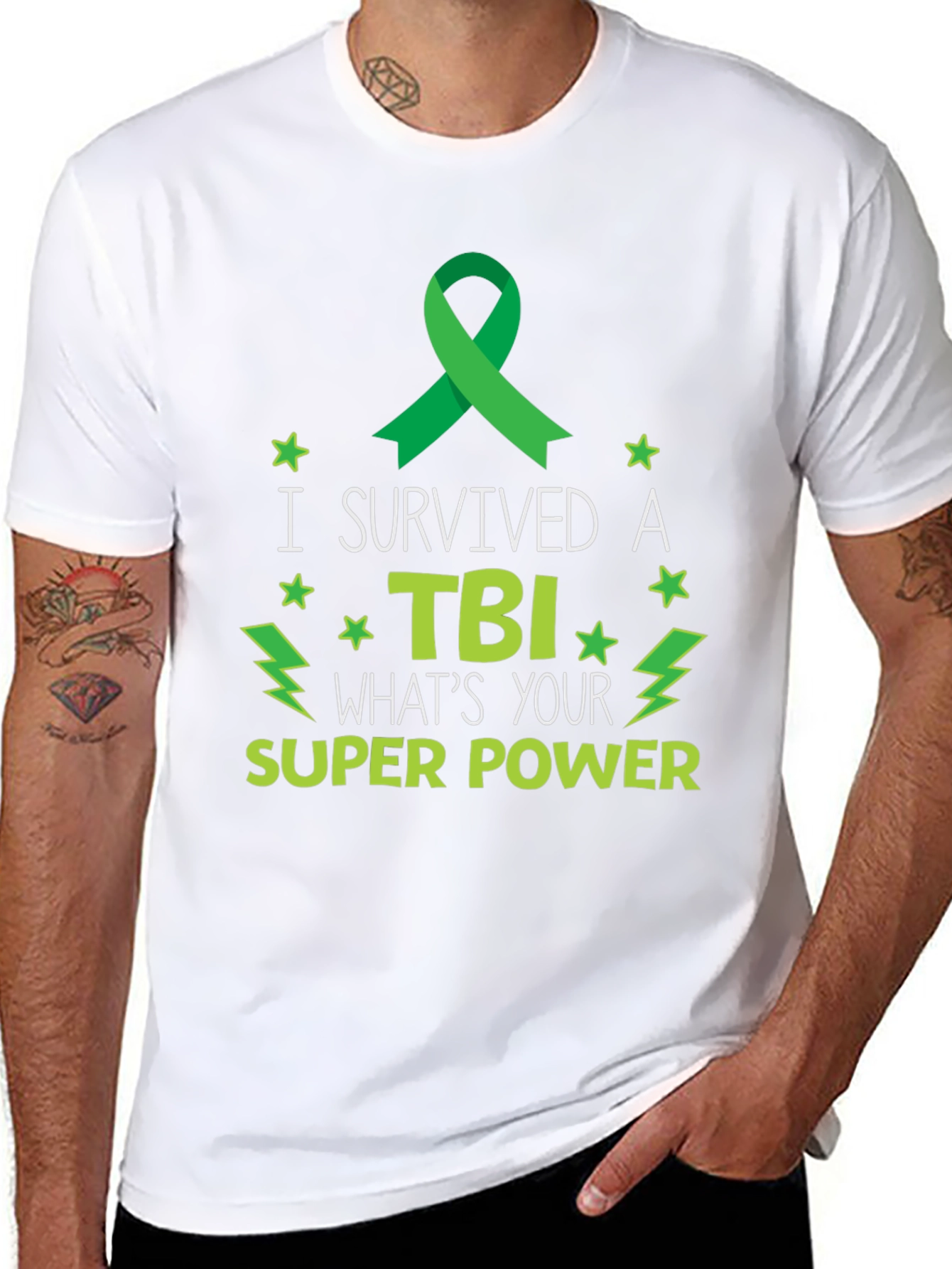 TBI Survivor Super Power Graphic Tee