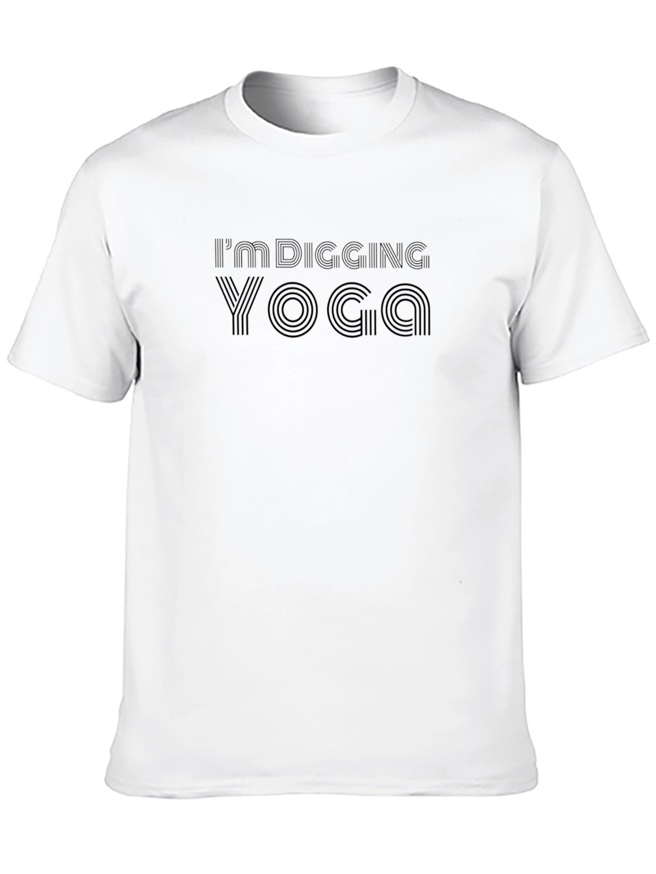 Im Digging Yoga Black T-Shirt