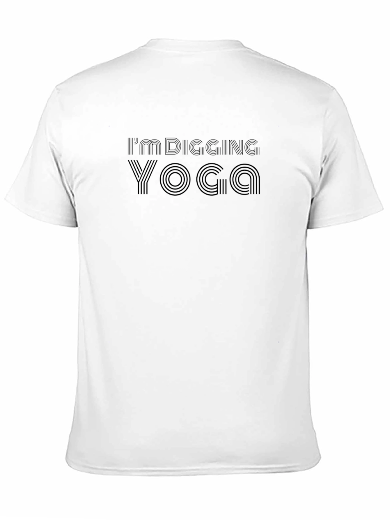 Im Digging Yoga Black T-Shirt