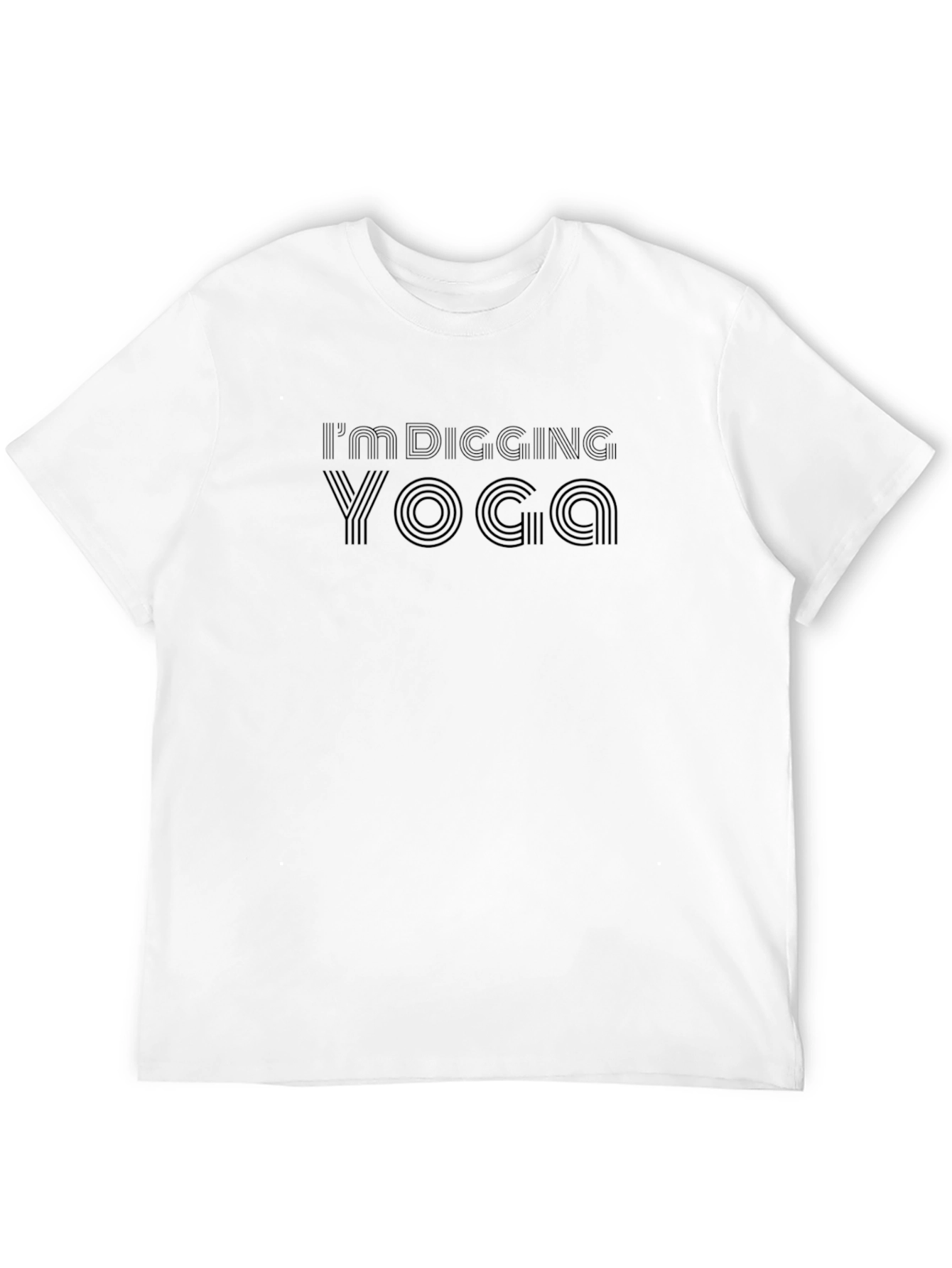 Im Digging Yoga Black T-Shirt