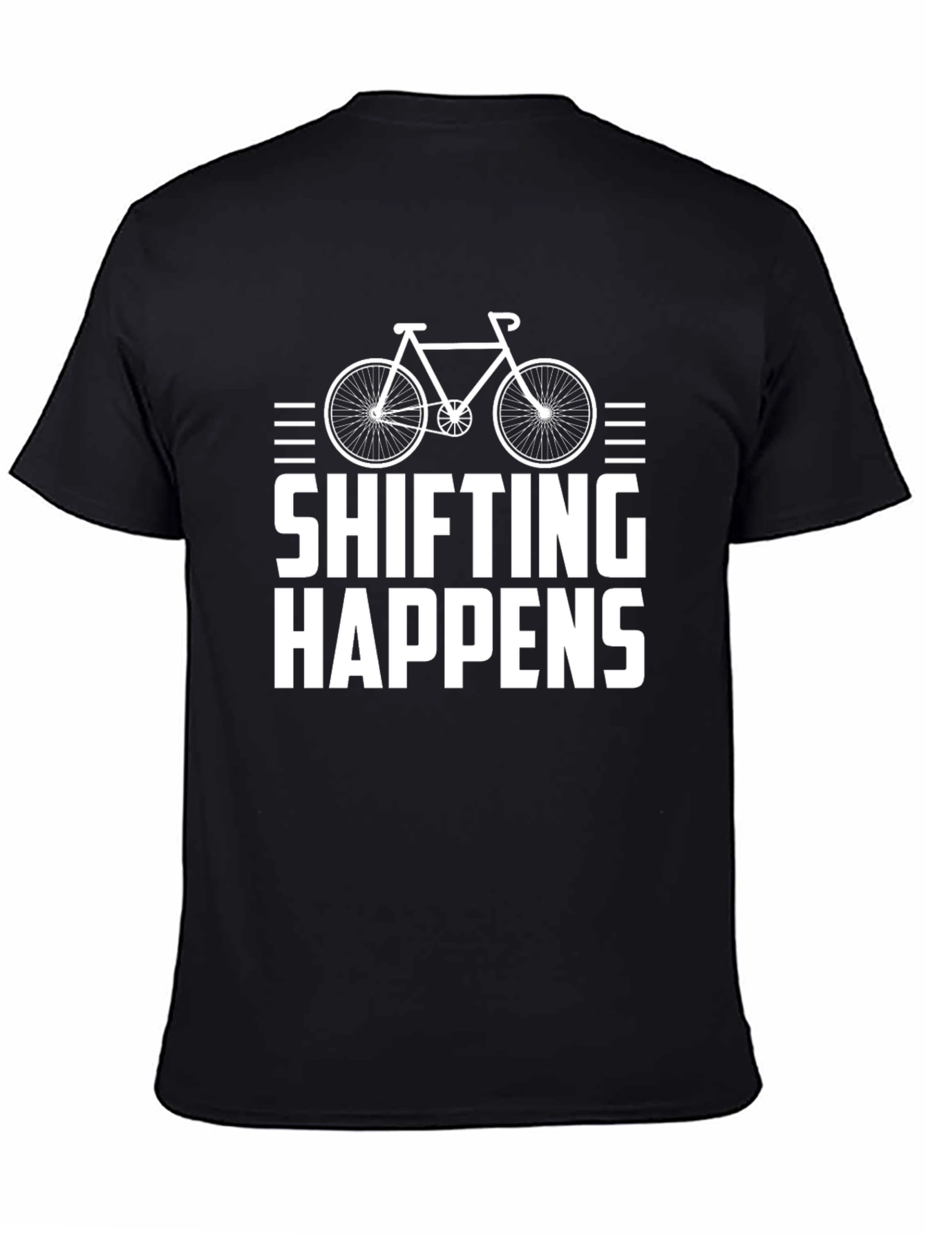Shifting Happens T-Shirt | Cycling Bike Design