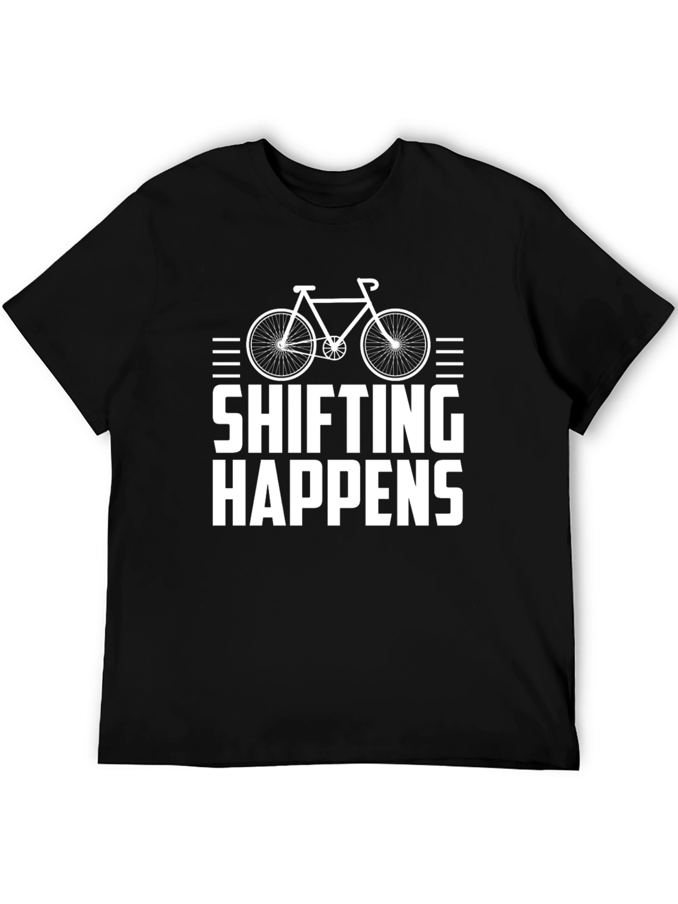 Shifting Happens T-Shirt | Cycling Bike Design