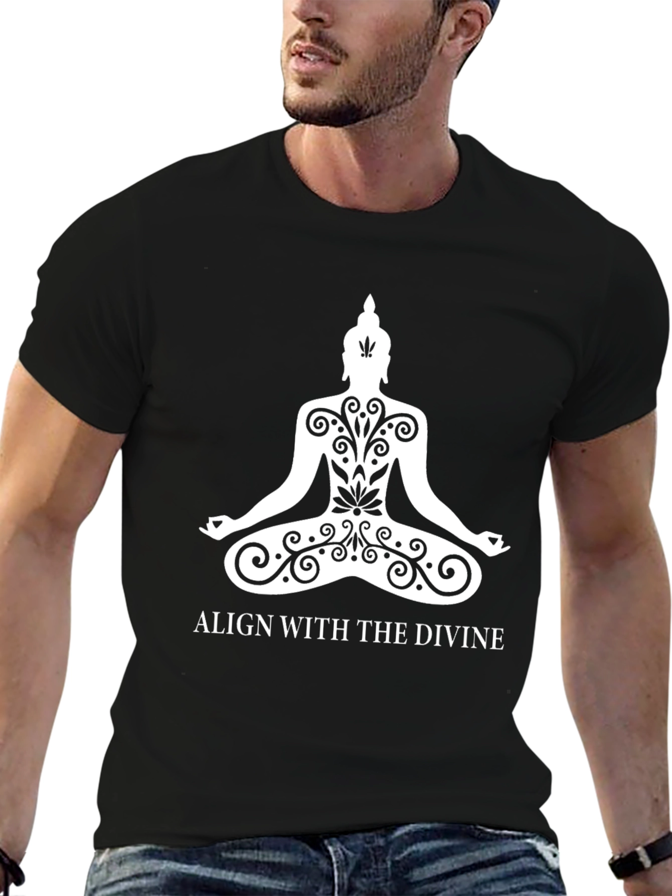 Align With the Divine Meditation T-Shirt