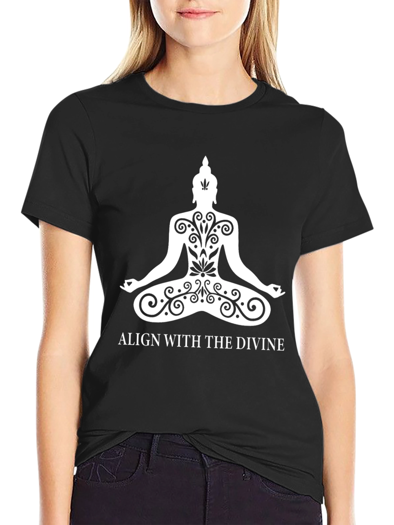 Align With the Divine Meditation T-Shirt