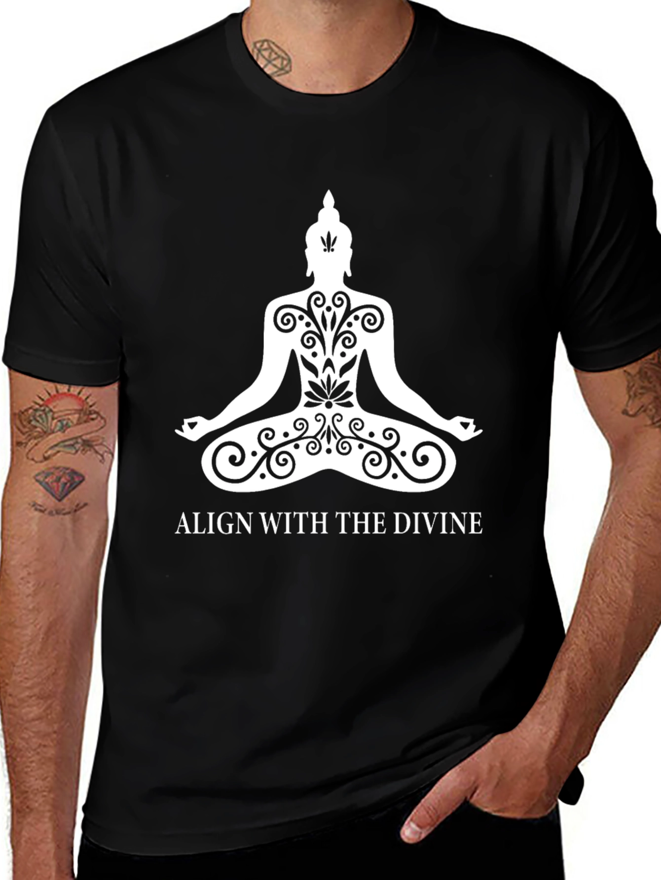 Align With the Divine Meditation T-Shirt