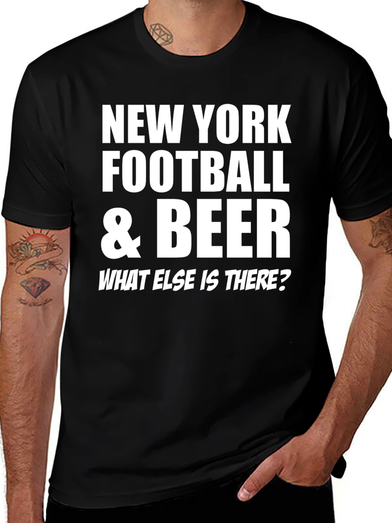 New York Football & Beer T-Shirt