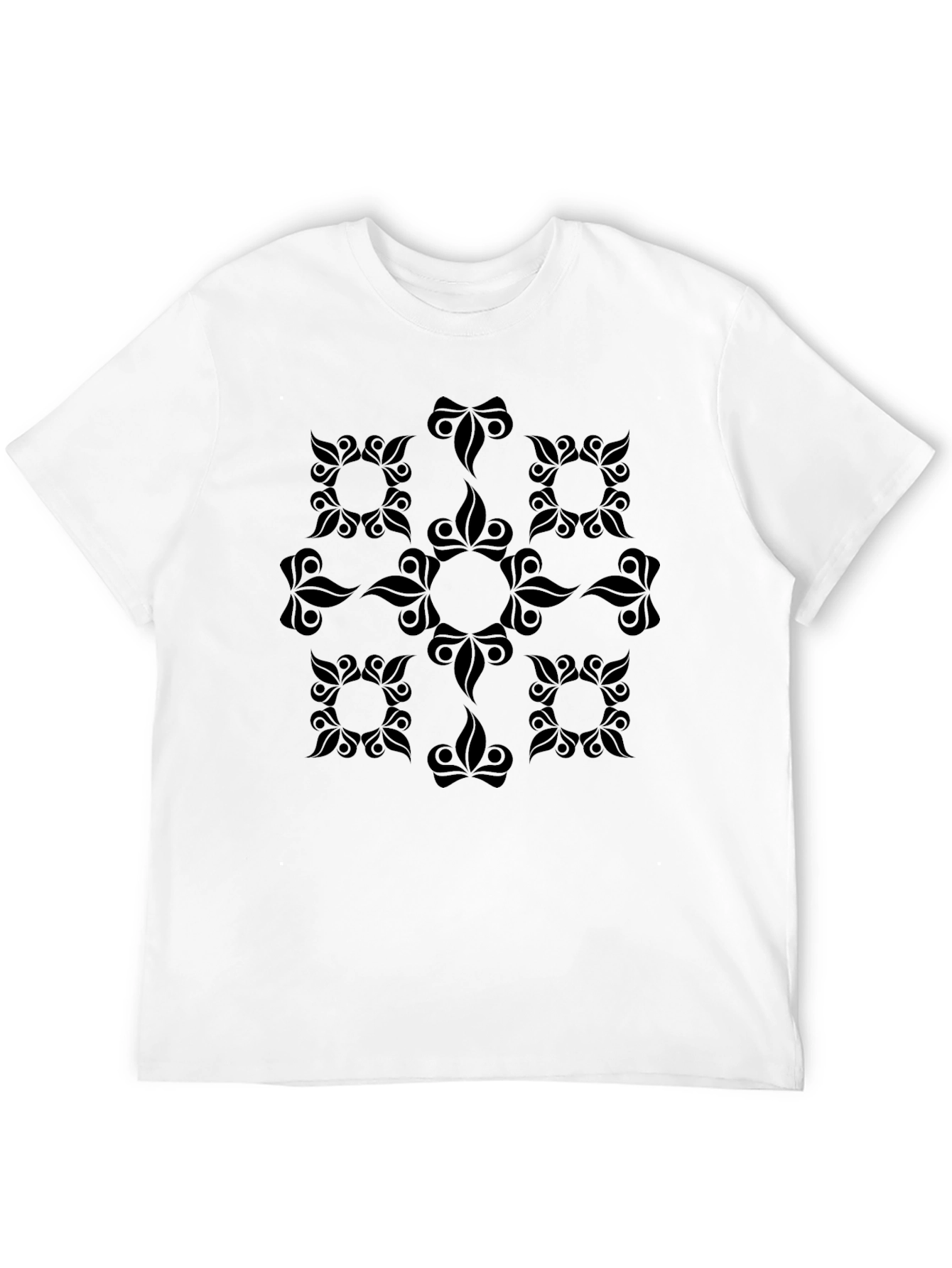 Stylish Black Graphic Print Tee - Modern Casual Look